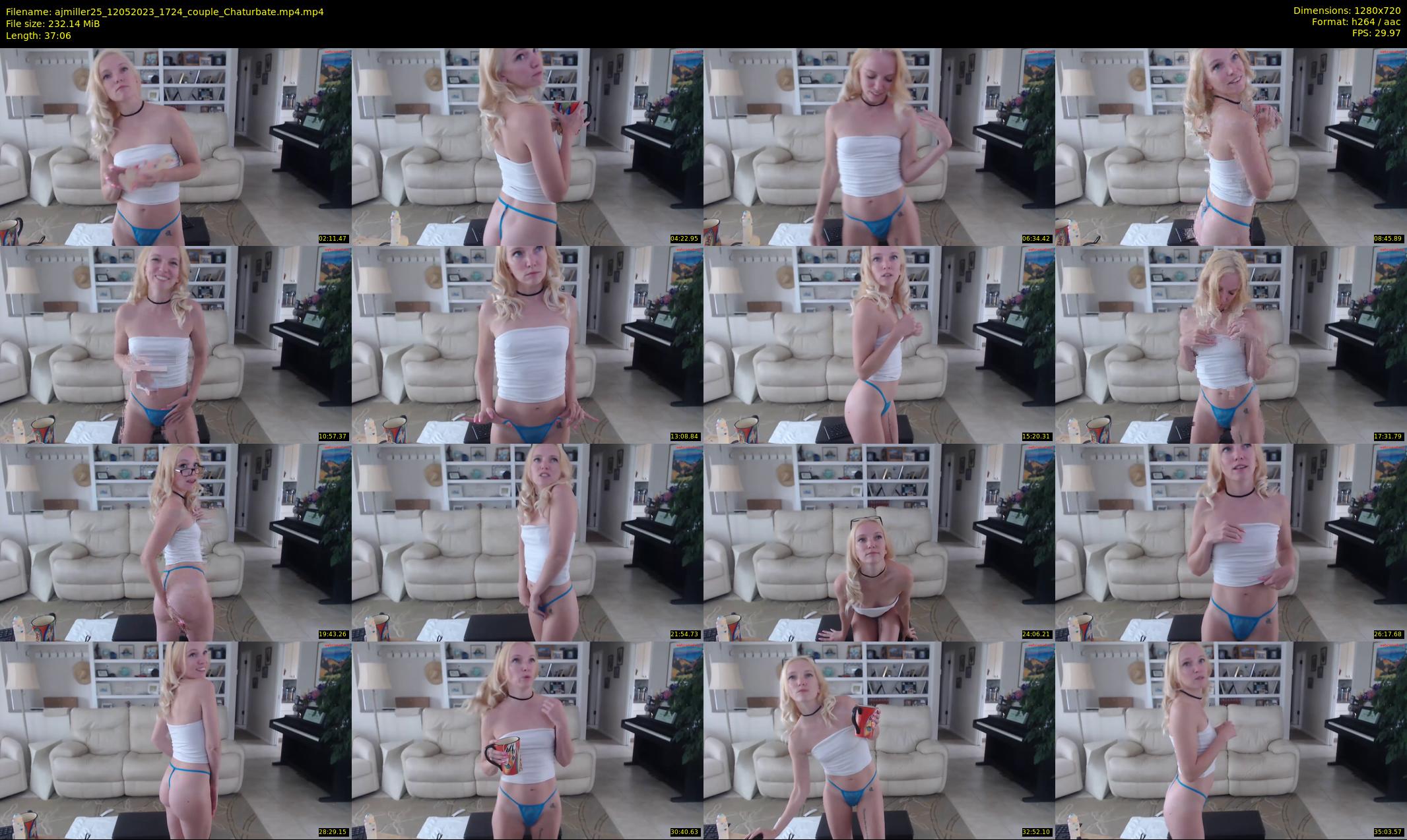ajmiller25 — 38 minute Chaturbate female cam show recording, 720p, May 12, 2023