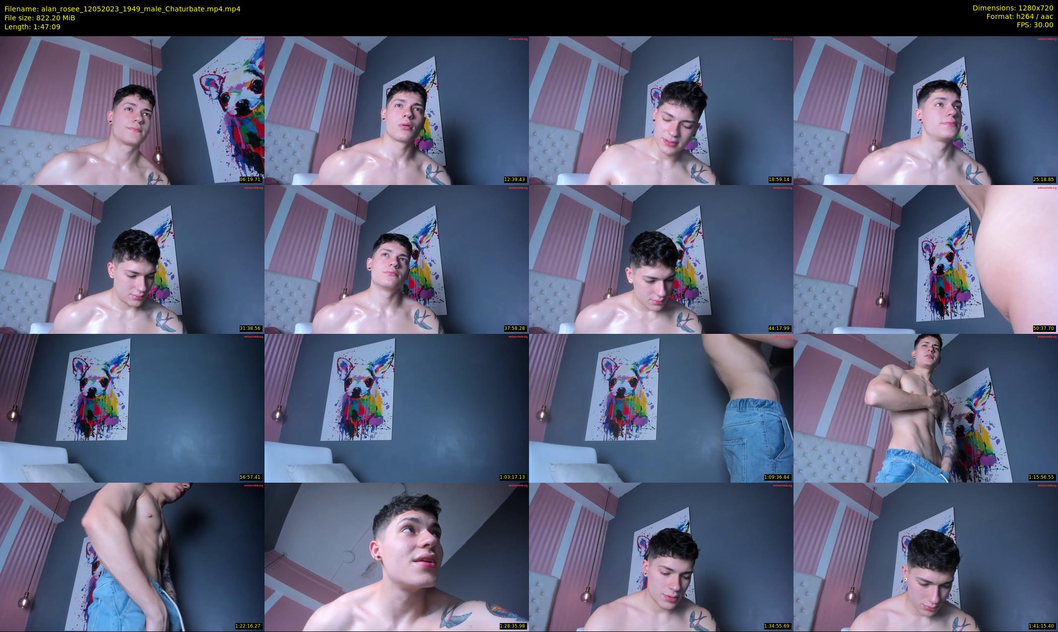 alan_rosee — 108 minute Chaturbate male cam show recording, 720p, May 12, 2023