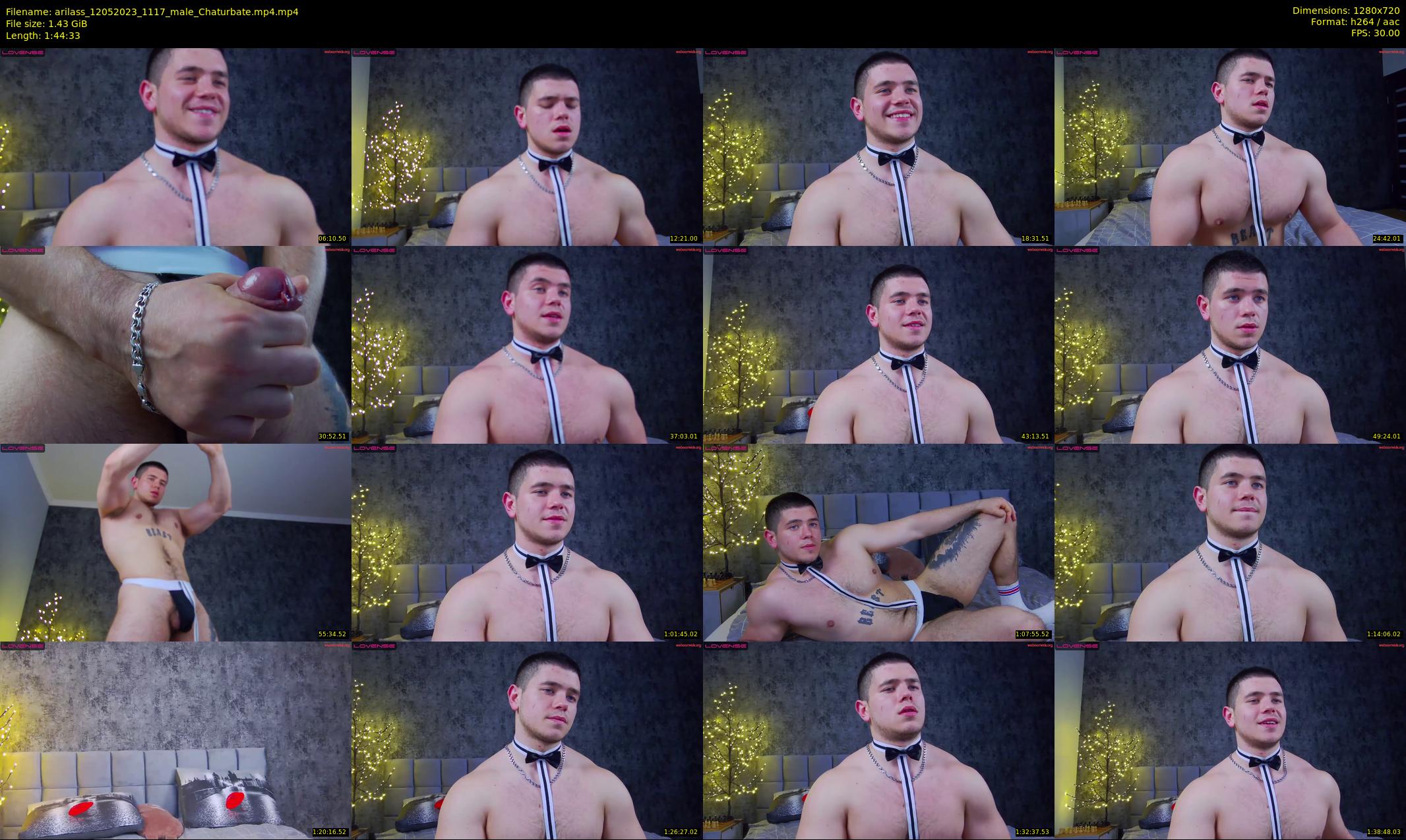 arilass — 105 minute Chaturbate male cam show recording, 720p, May 12, 2023