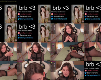 beckymartens — 120 minute Chaturbate female cam show recording, 720p, May 12, 2023