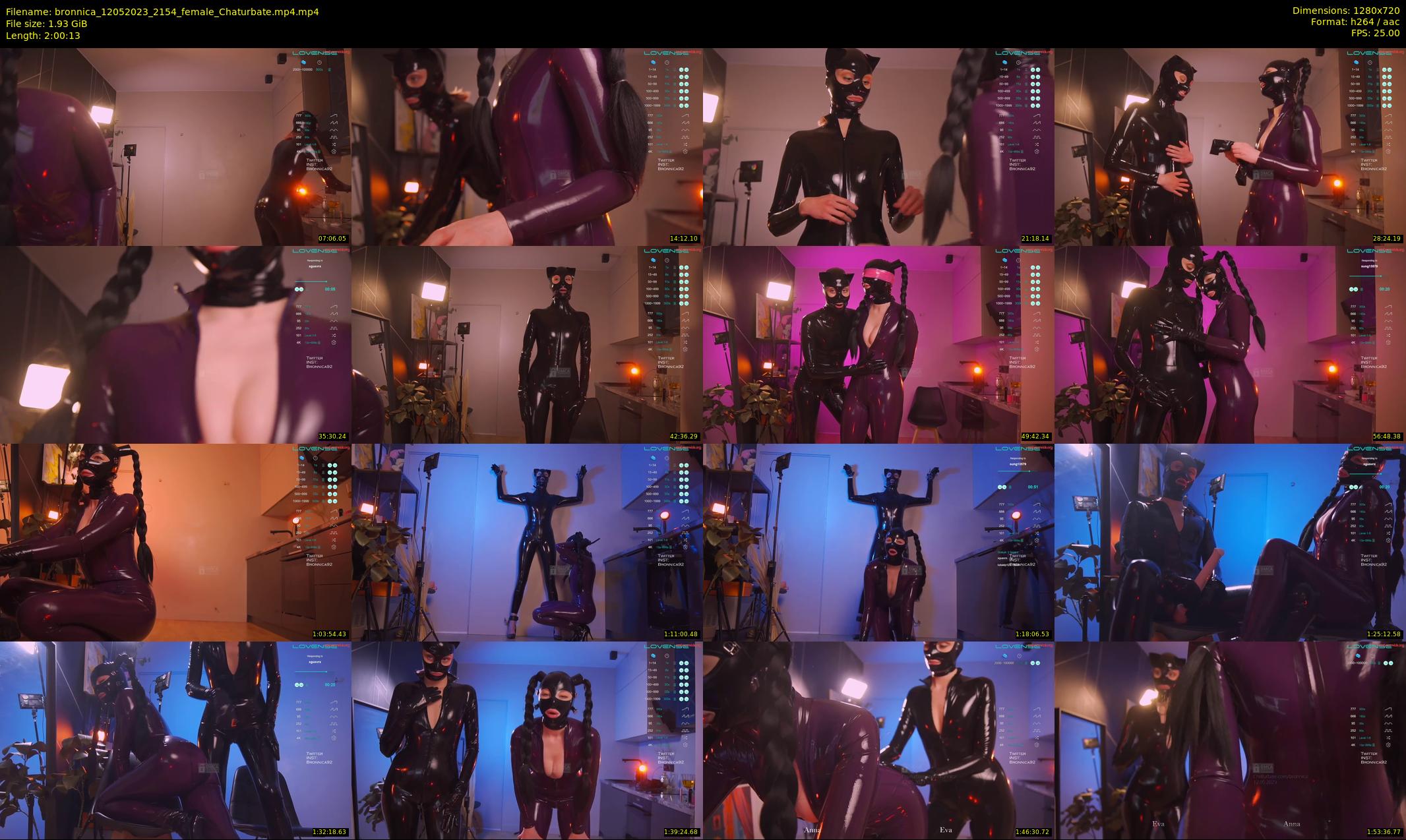 bronnica — 121 minute Chaturbate female cam show recording, 720p, May 12, 2023
