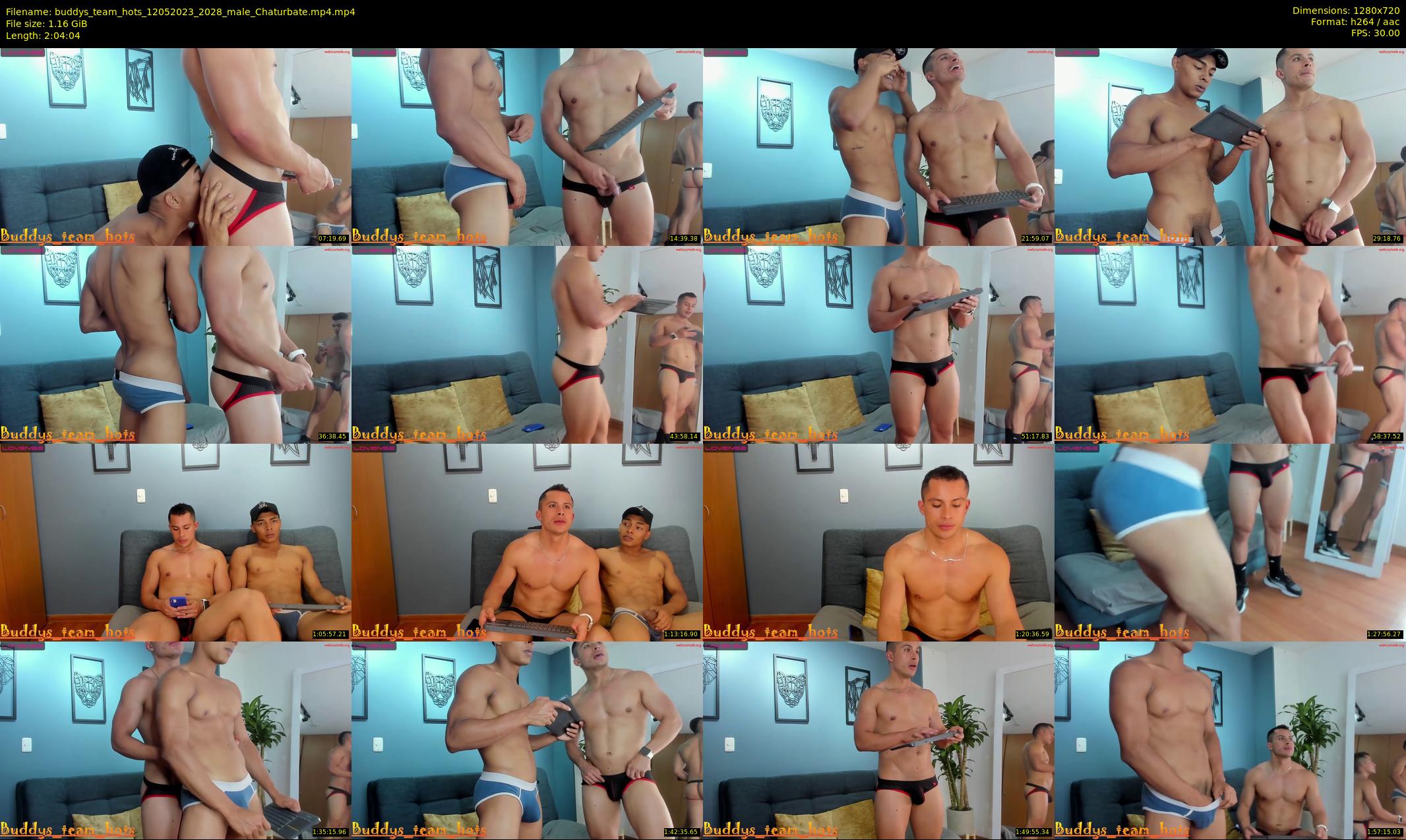 buddys_team_hots — 125 minute Chaturbate couple cam show recording, 720p, May 12, 2023