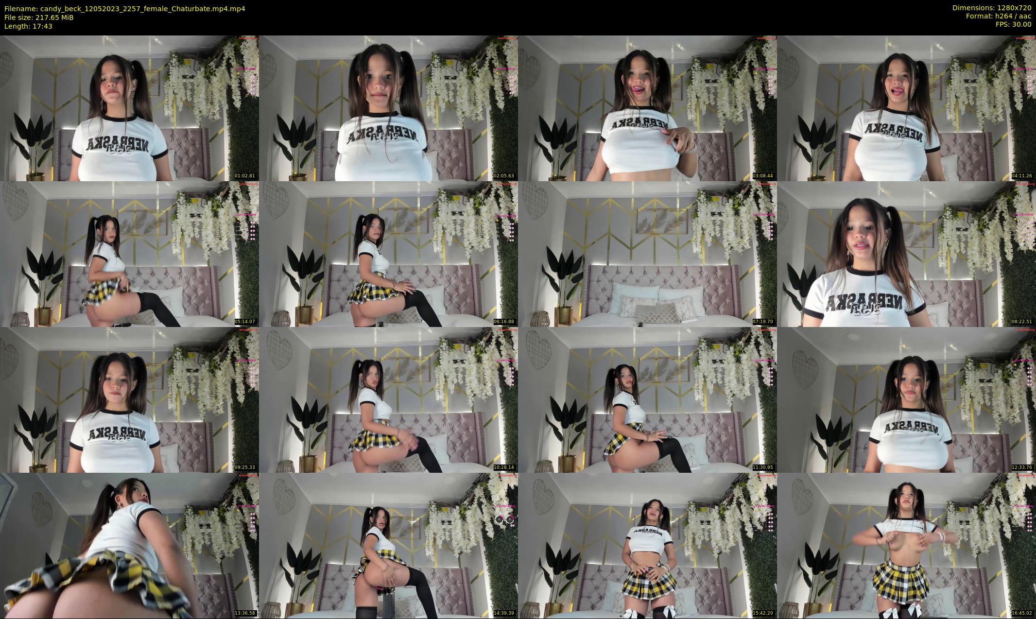 candy_beck — 18 minute Chaturbate female cam show recording, 720p, May 12, 2023