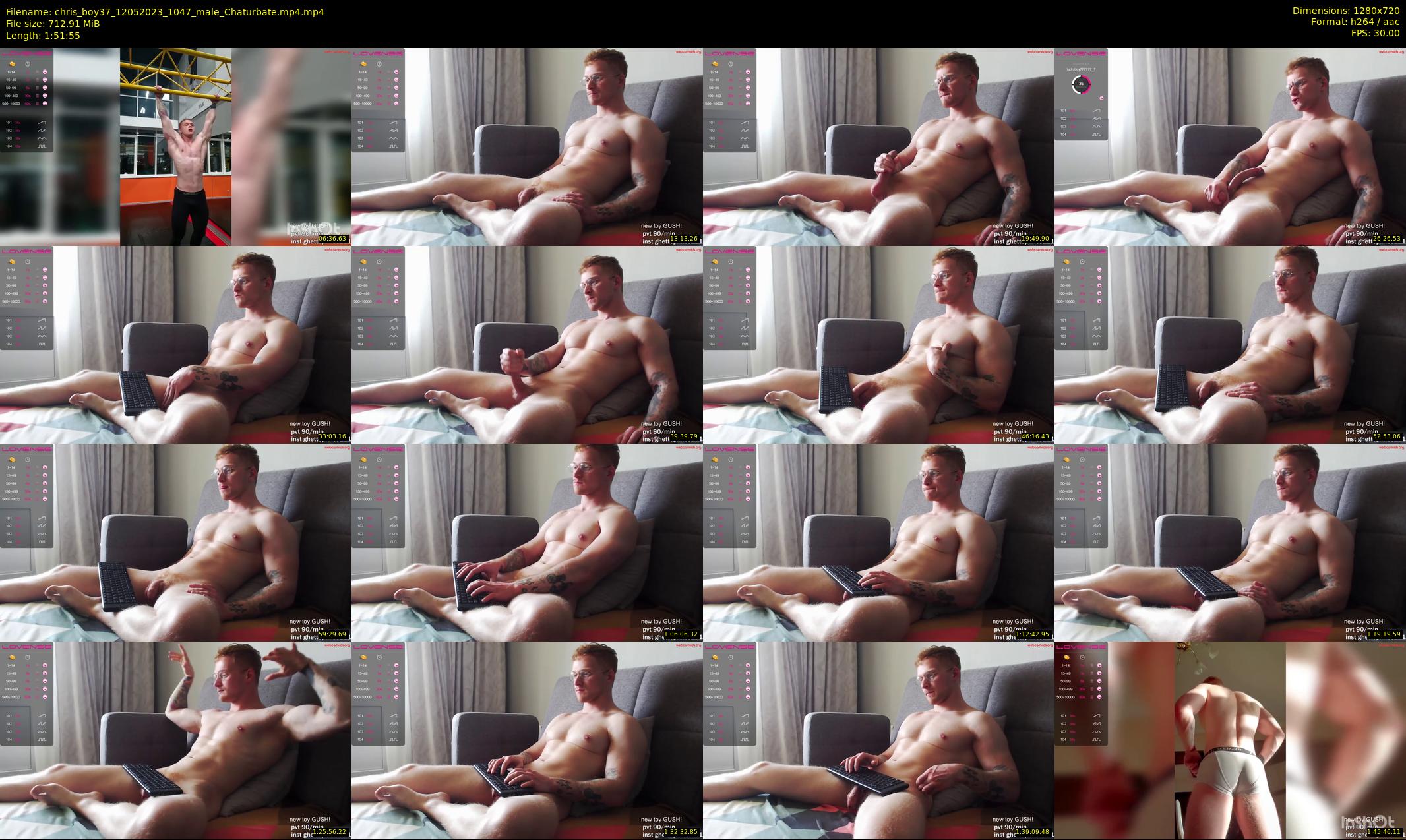 chris_boy37 — 112 minute Chaturbate male cam show recording, 720p, May 12, 2023