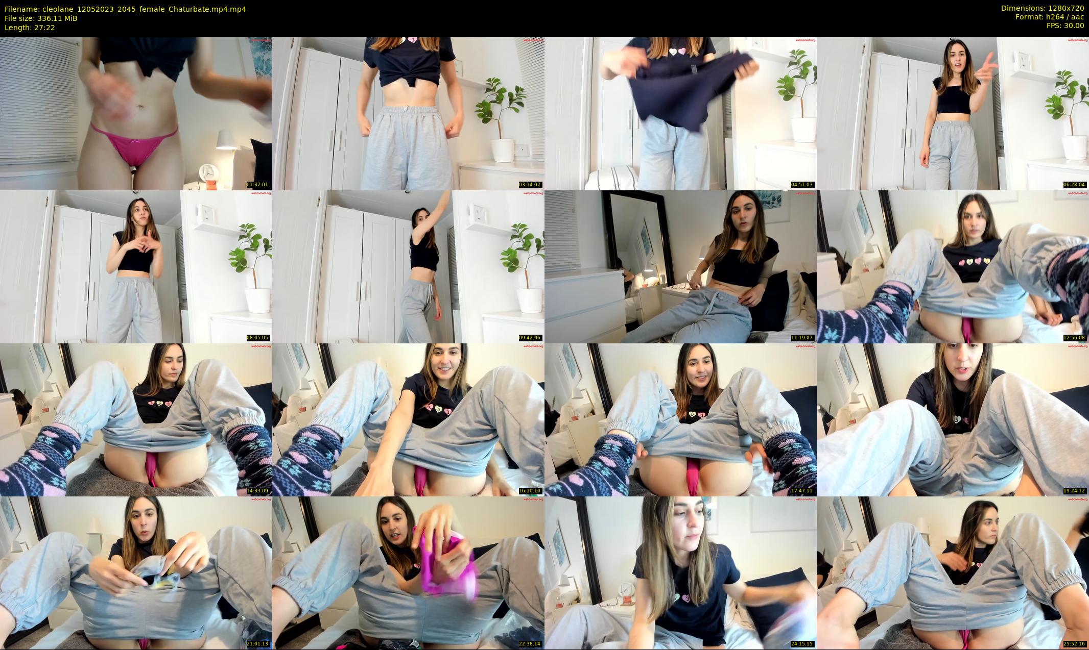 cleolane — 28 minute Chaturbate female cam show recording, 720p, May 12, 2023