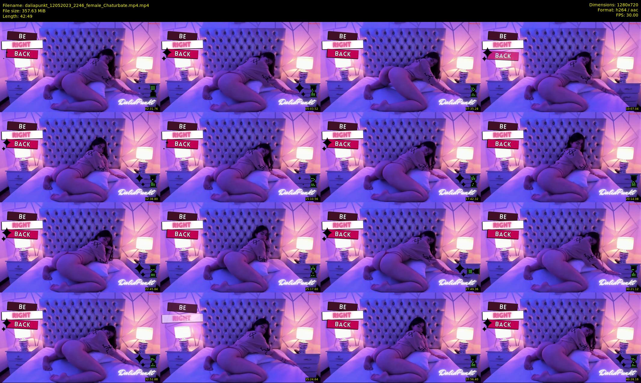 daliapunkt — 43 minute Chaturbate female cam show recording, 720p, May 12, 2023
