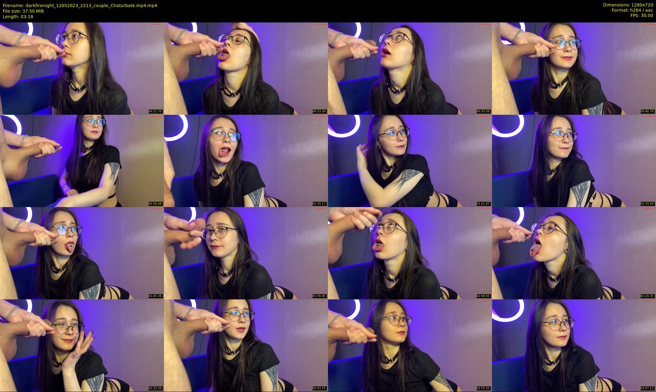 darkfirenight — 4 minute Chaturbate couple cam show recording, 720p, May 12, 2023