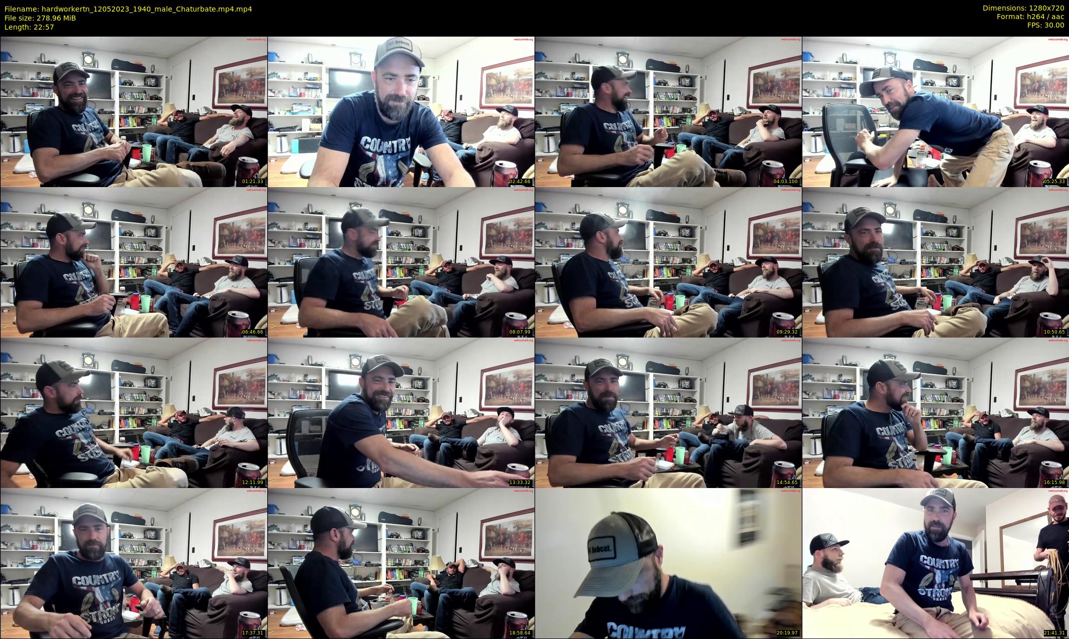 hardworkertn — 23 minute Chaturbate male cam show recording, 720p, May 12, 2023