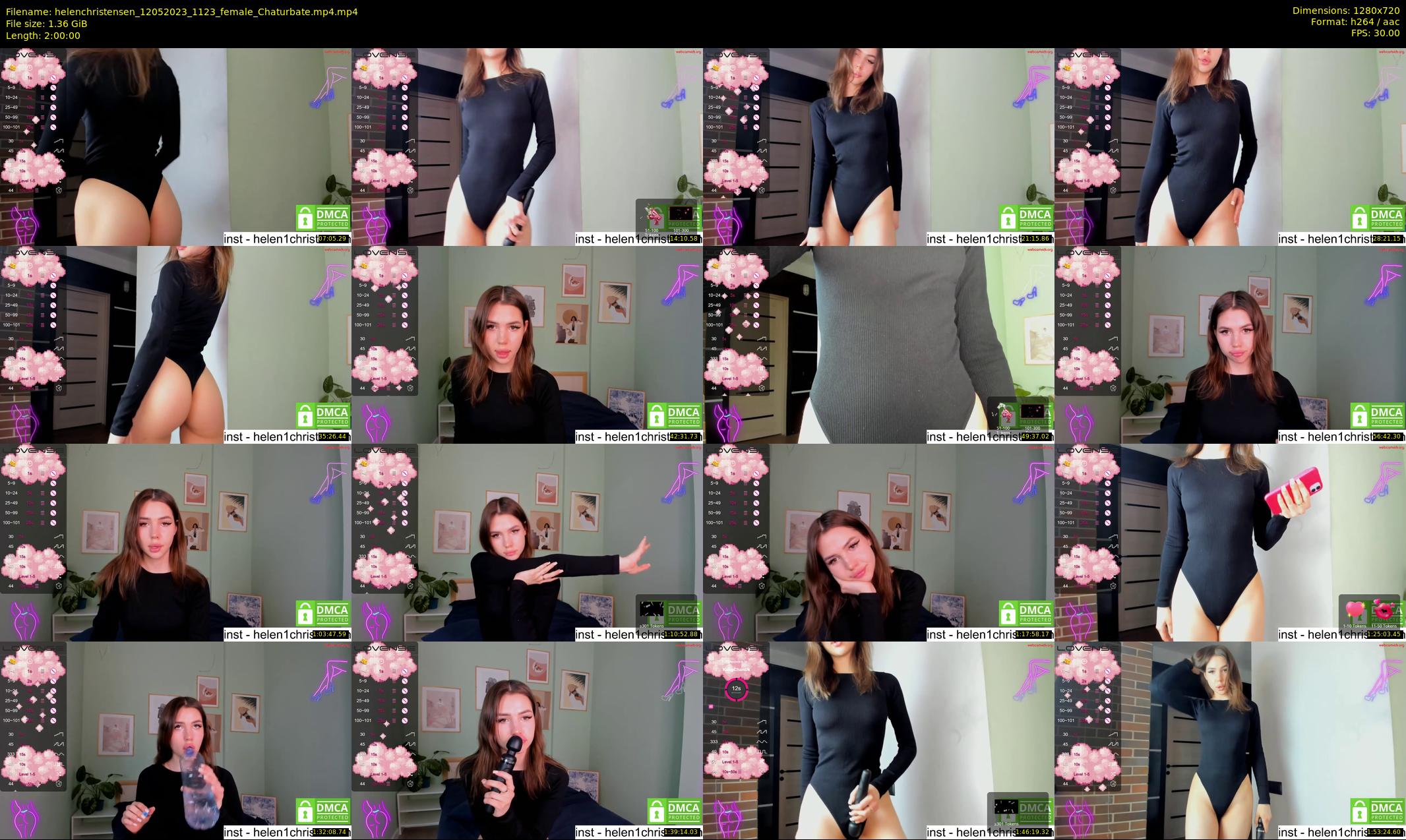 helenchristensen — 120 minute Chaturbate female cam show recording, 720p, May 12, 2023