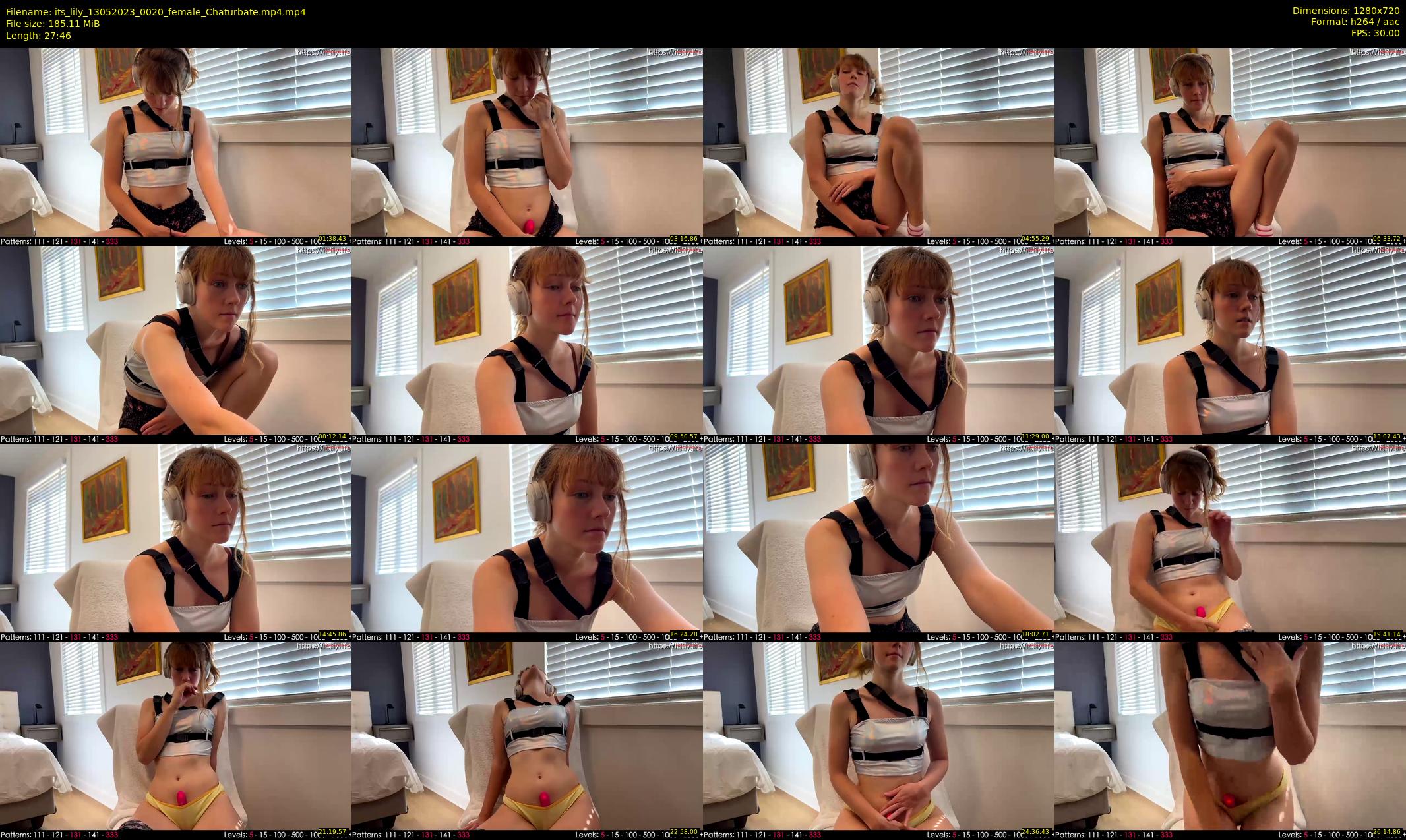 its_lily — 28 minute Chaturbate female cam show recording, 720p, May 13, 2023