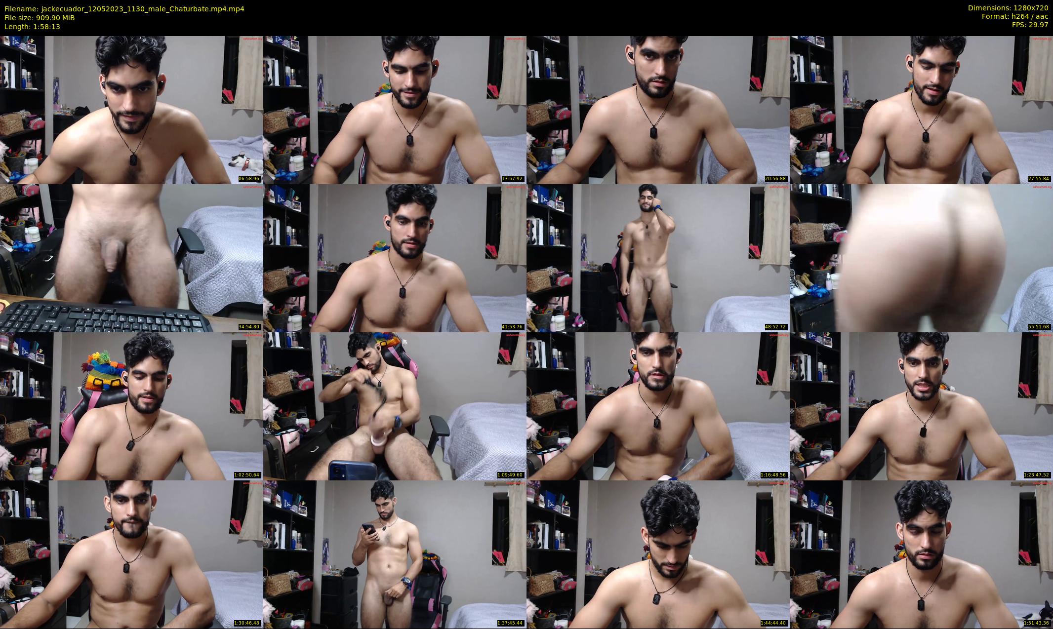 jackecuador — 119 minute Chaturbate male cam show recording, 720p, May 12, 2023