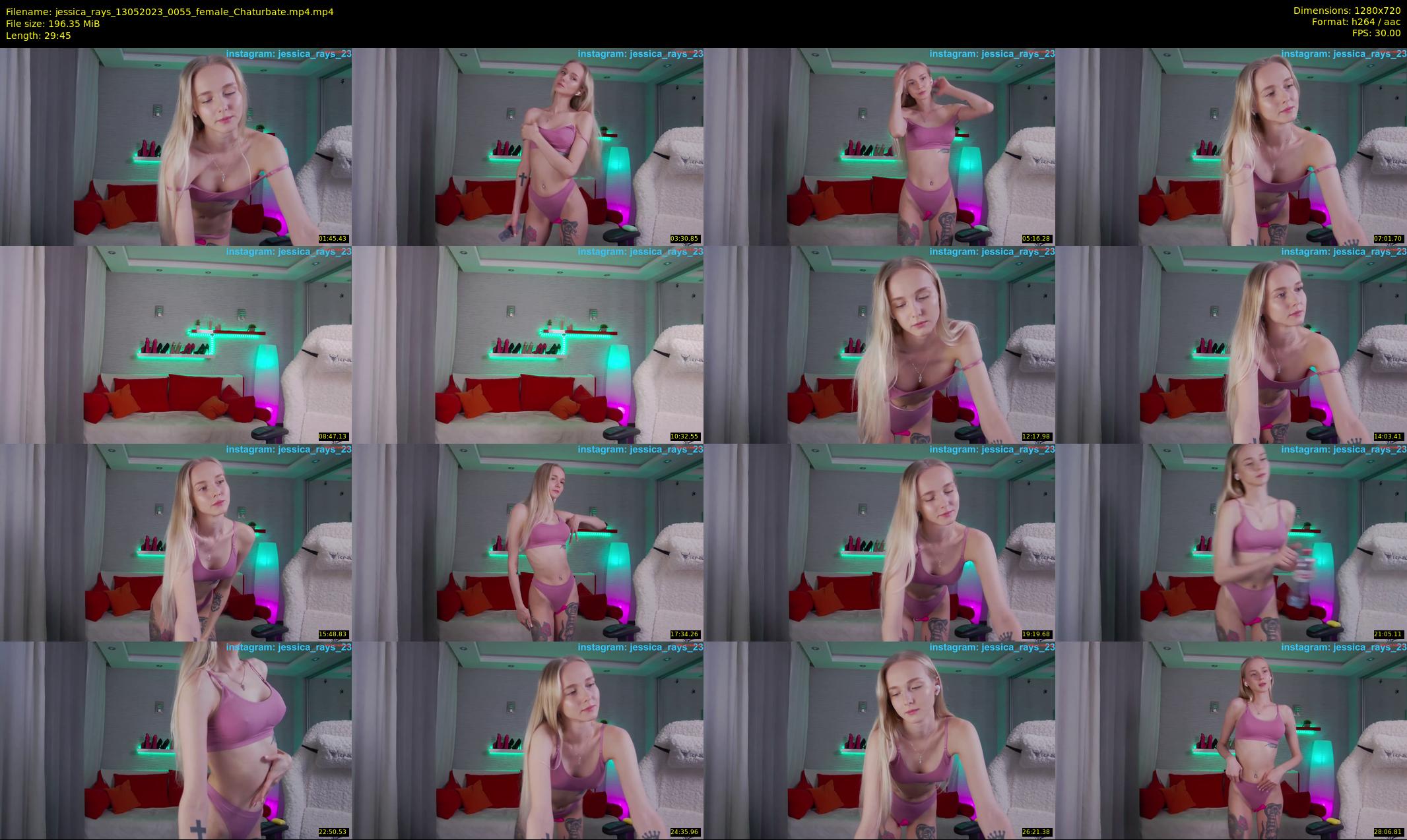 jessica_rays — 30 minute Chaturbate couple cam show recording, 720p, May 13, 2023