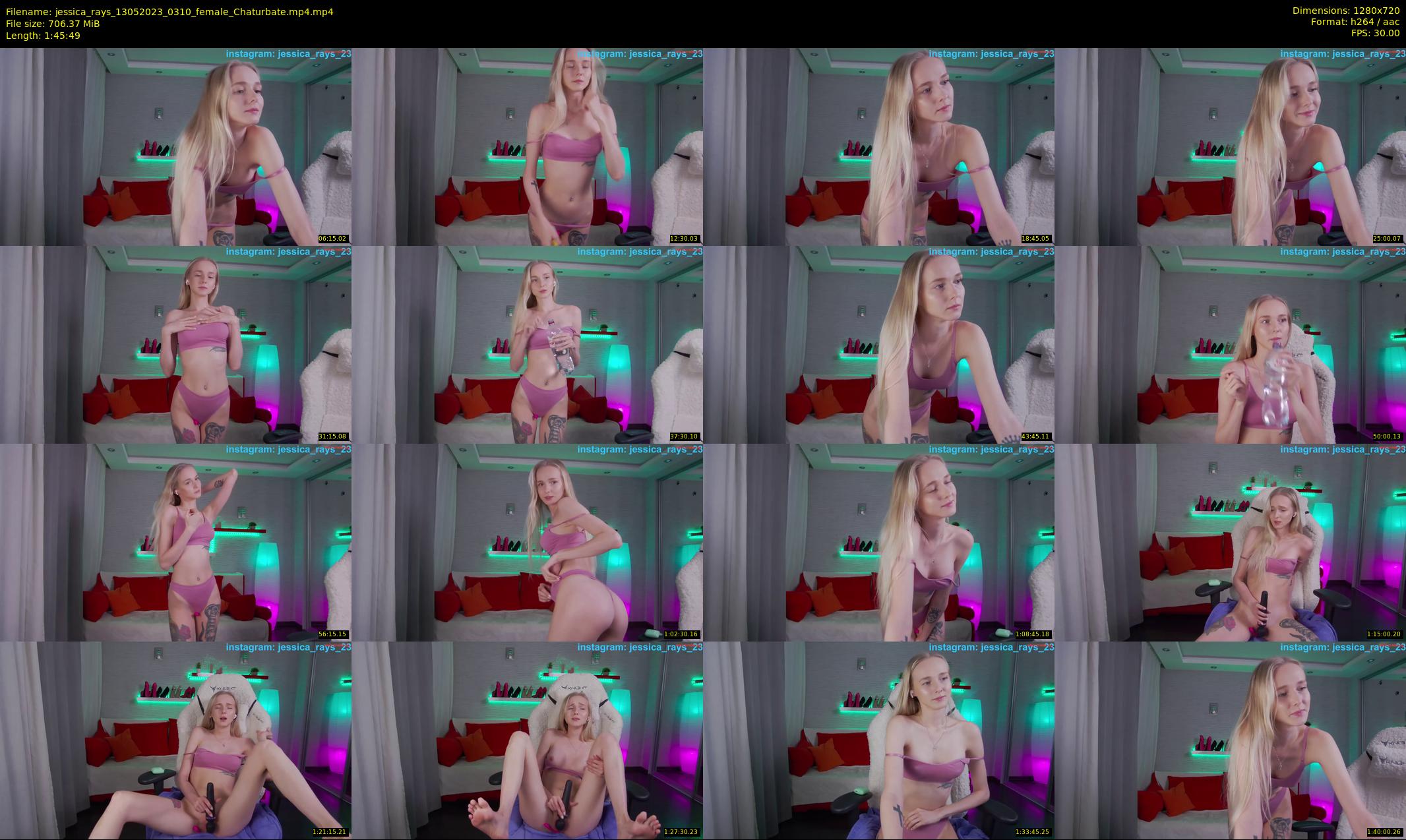 jessica_rays — 106 minute Chaturbate couple cam show recording, 720p, May 13, 2023