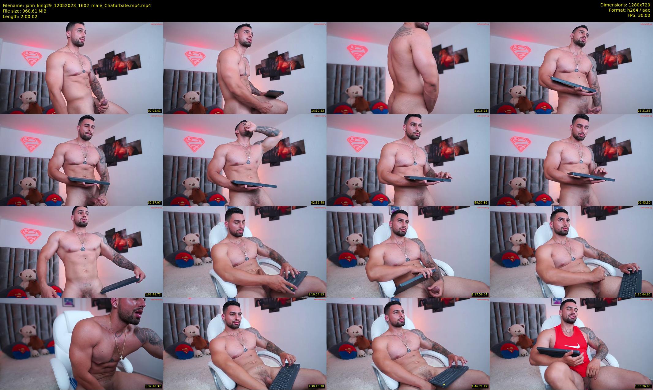 john_king29 — 121 minute Chaturbate male cam show recording, 720p, May 12, 2023