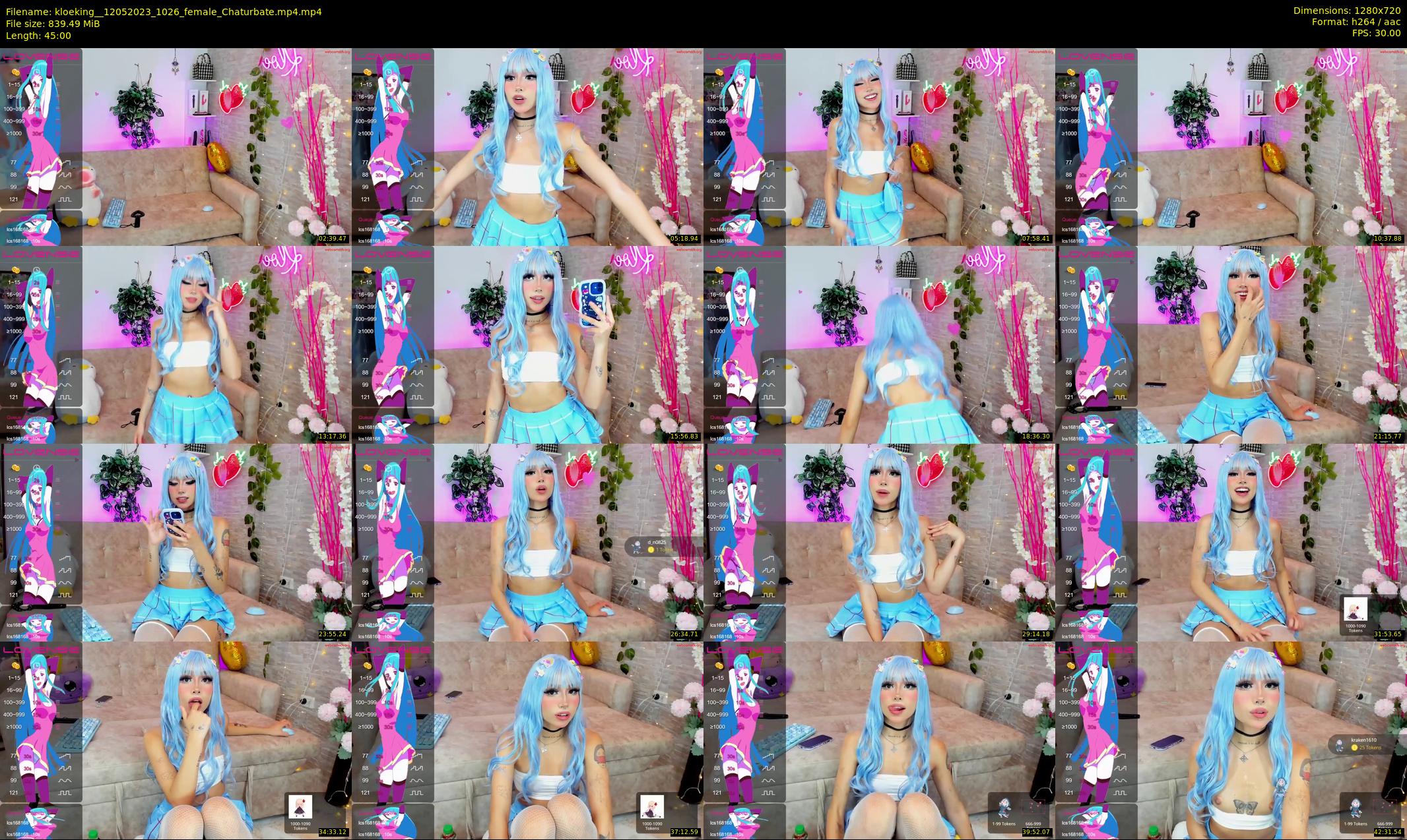 kloeking_ — 45 minute Chaturbate female cam show recording, 720p, May 12, 2023