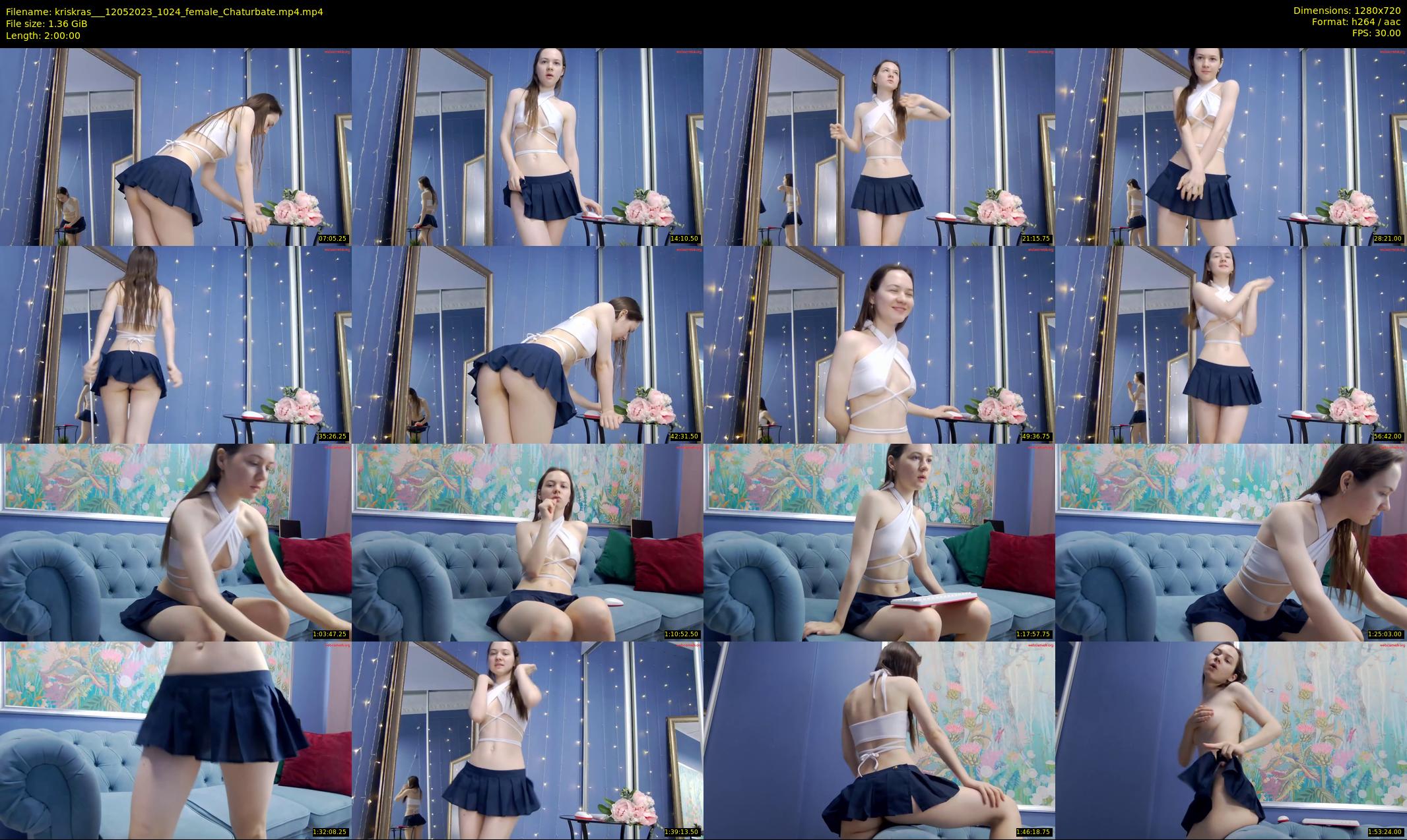 kriskras__ — 120 minute Chaturbate female cam show recording, 720p, May 12, 2023