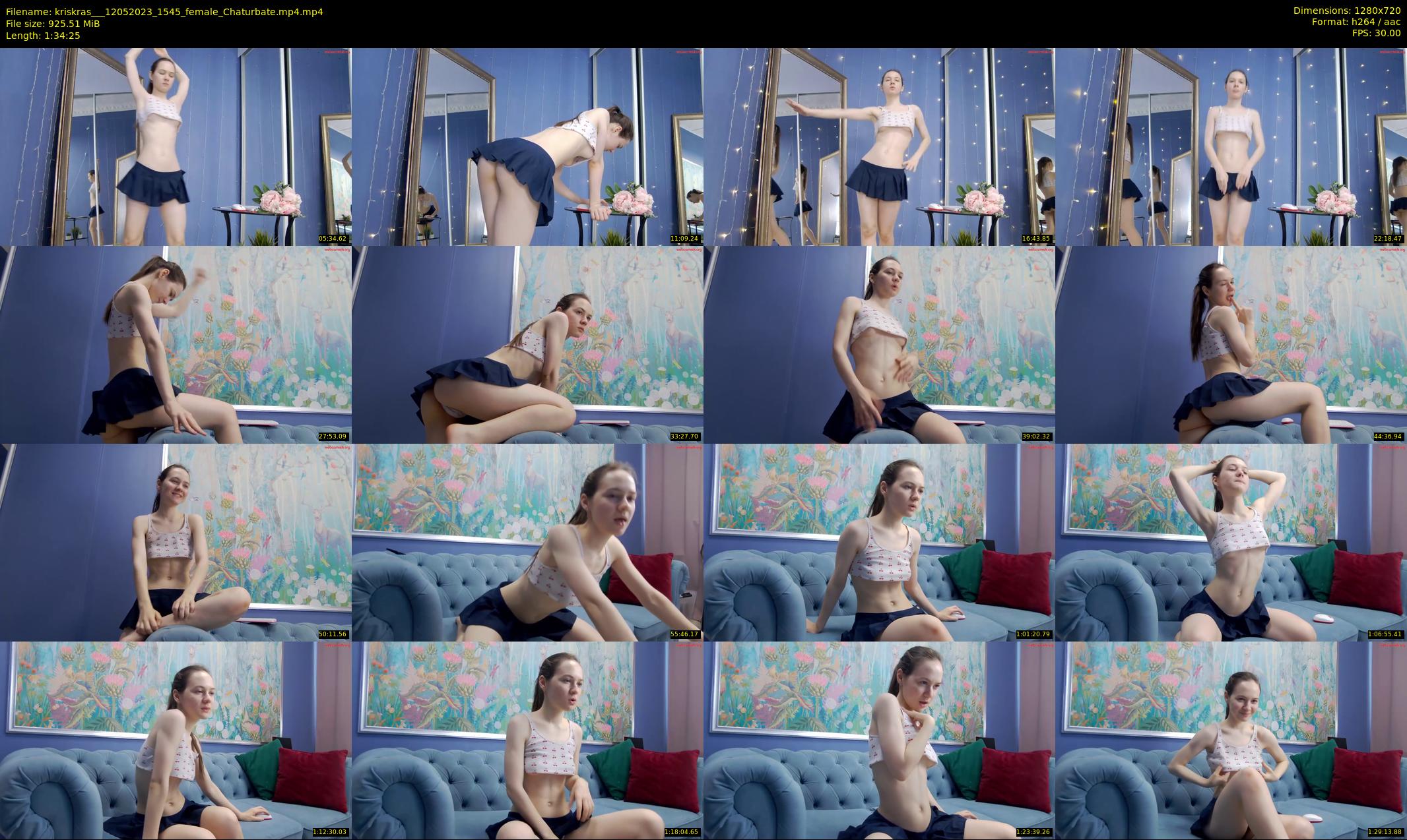 kriskras__ — 95 minute Chaturbate female cam show recording, 720p, May 12, 2023