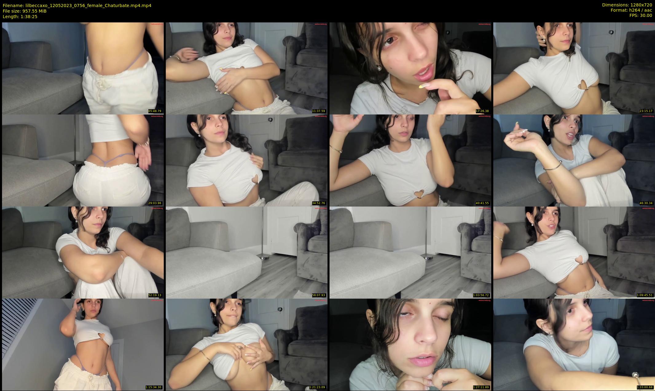 lilbeccaxo — 99 minute Chaturbate female cam show recording, 720p, May 12, 2023