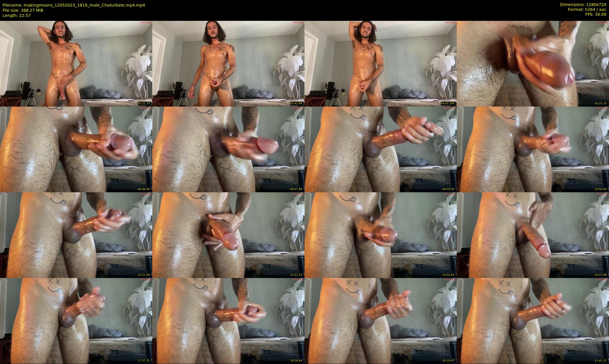 makingmoans — 23 minute Chaturbate male cam show recording, 720p, May 12, 2023