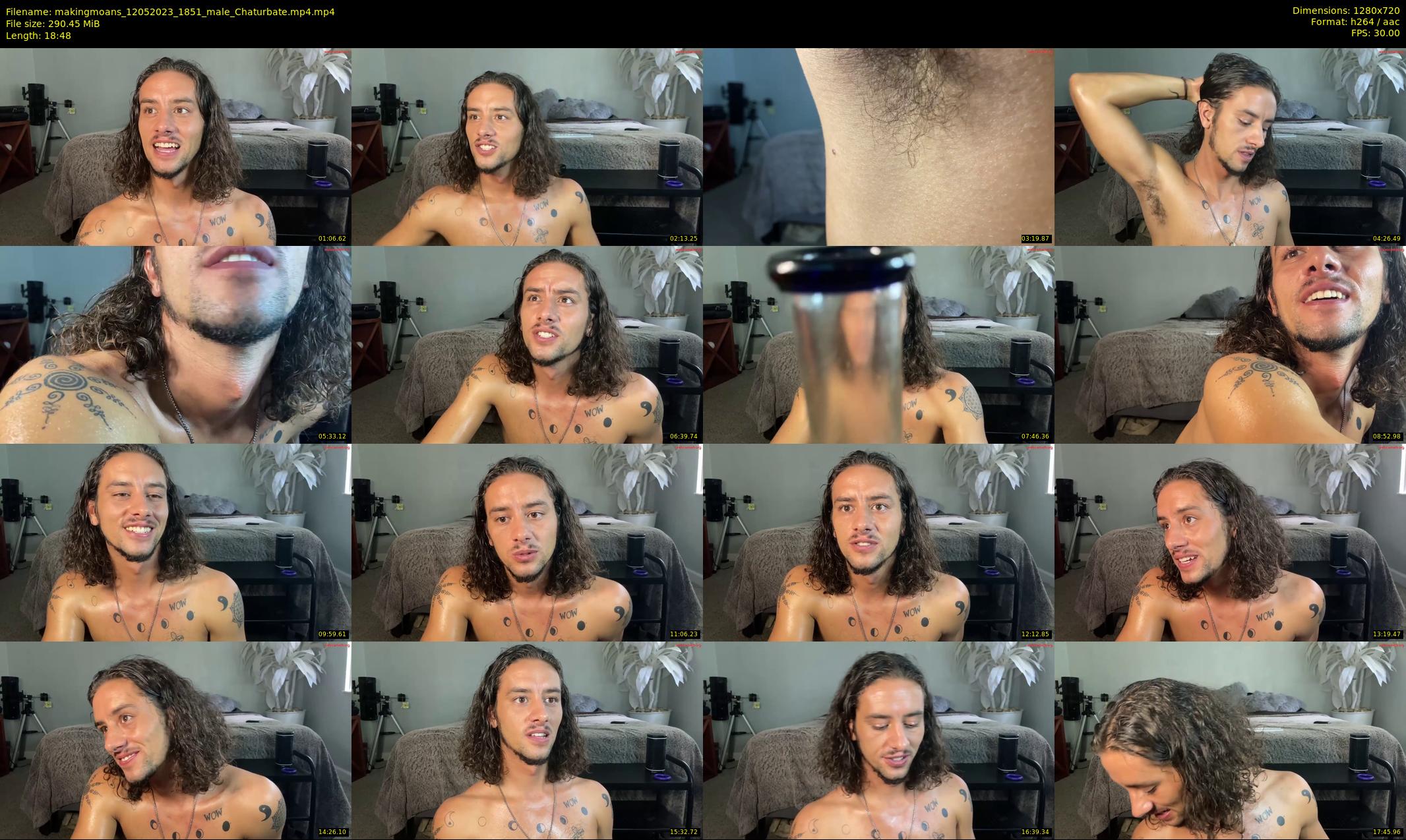 makingmoans — 19 minute Chaturbate male cam show recording, 720p, May 12, 2023