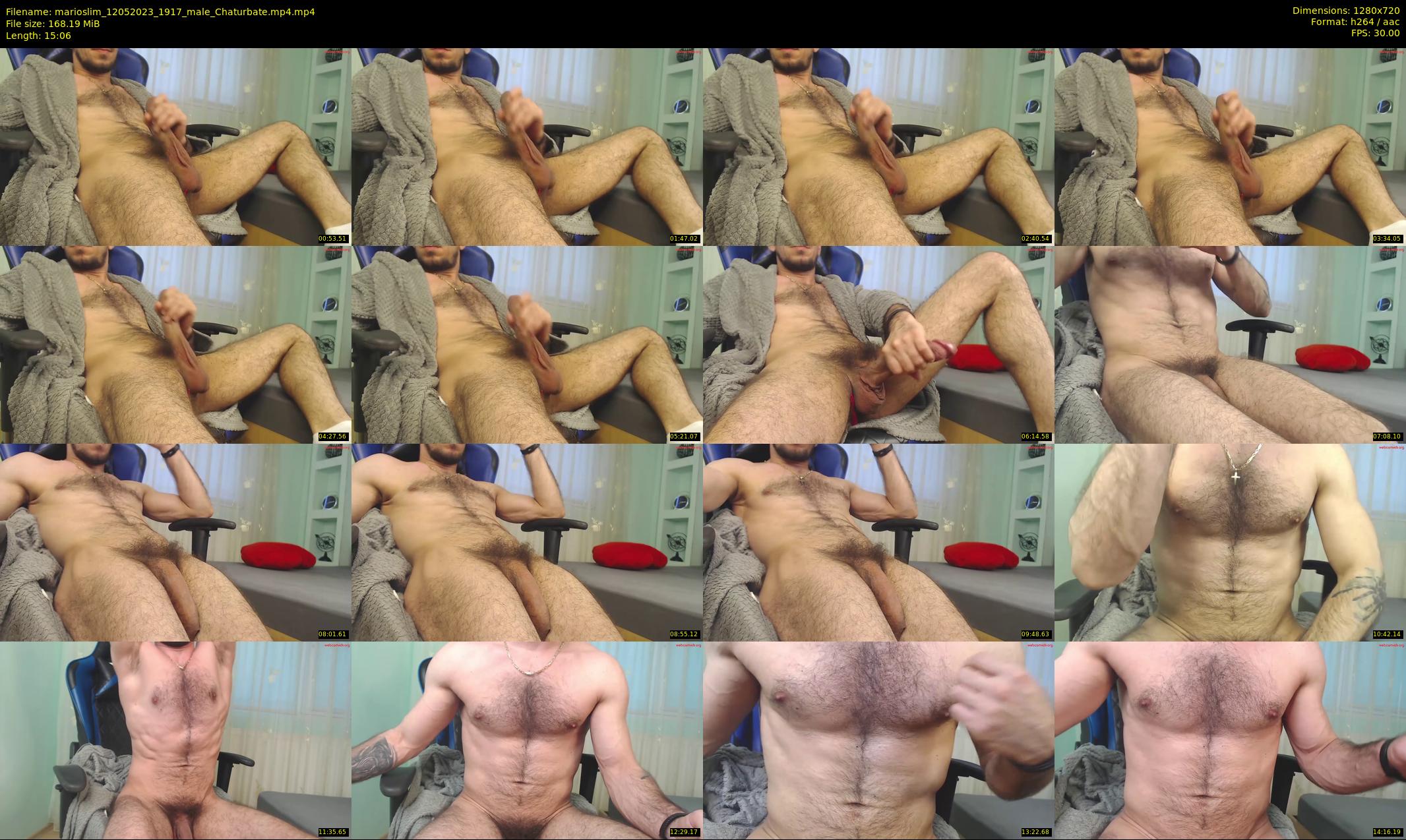 marioslim — 16 minute Chaturbate male cam show recording, 720p, May 12, 2023