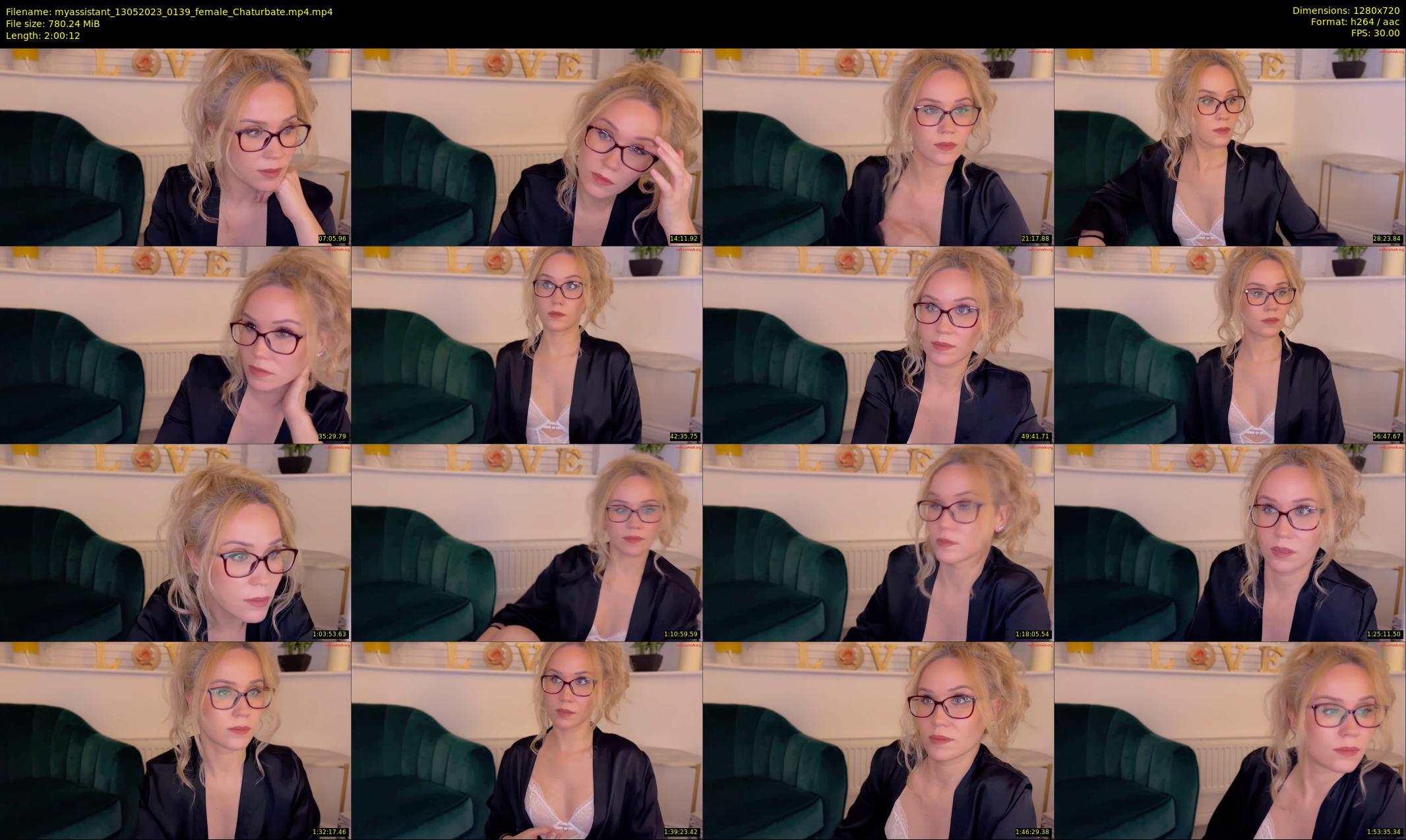 myassistant — 121 minute Chaturbate female cam show recording, 720p, May 13, 2023