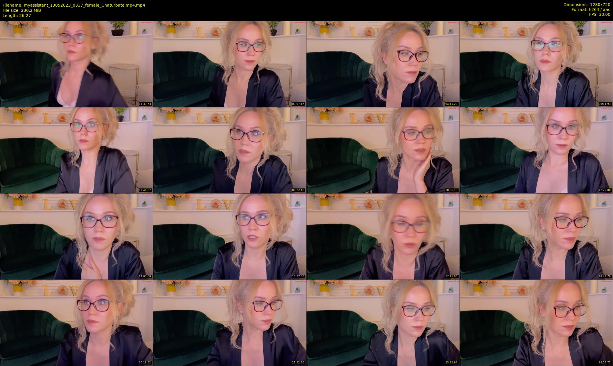 myassistant — 27 minute Chaturbate female cam show recording, 720p, May 13, 2023
