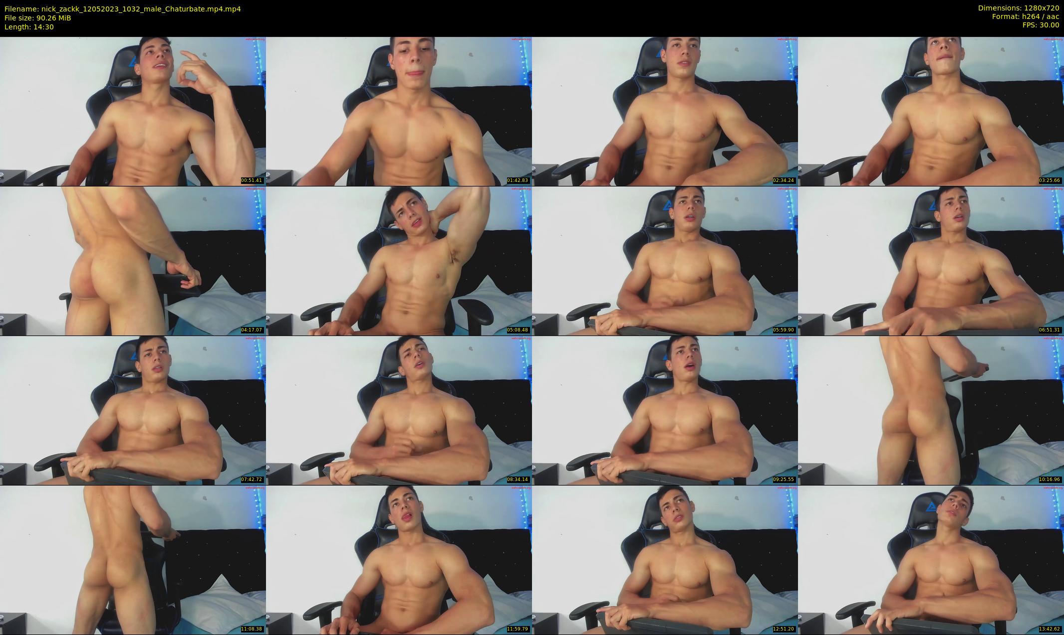nick_zackk — 15 minute Chaturbate male cam show recording, 720p, May 12, 2023