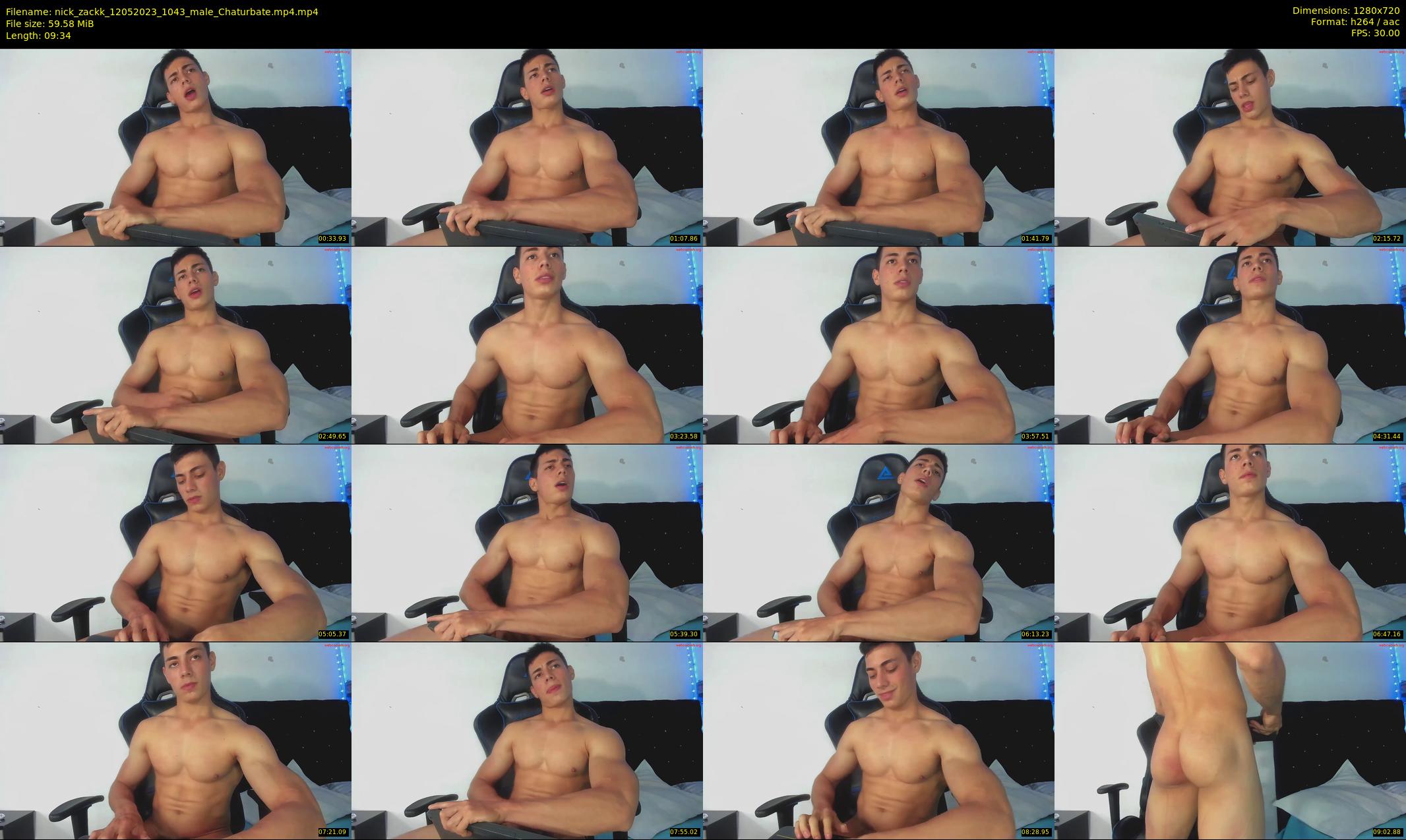nick_zackk — 10 minute Chaturbate male cam show recording, 720p, May 12, 2023
