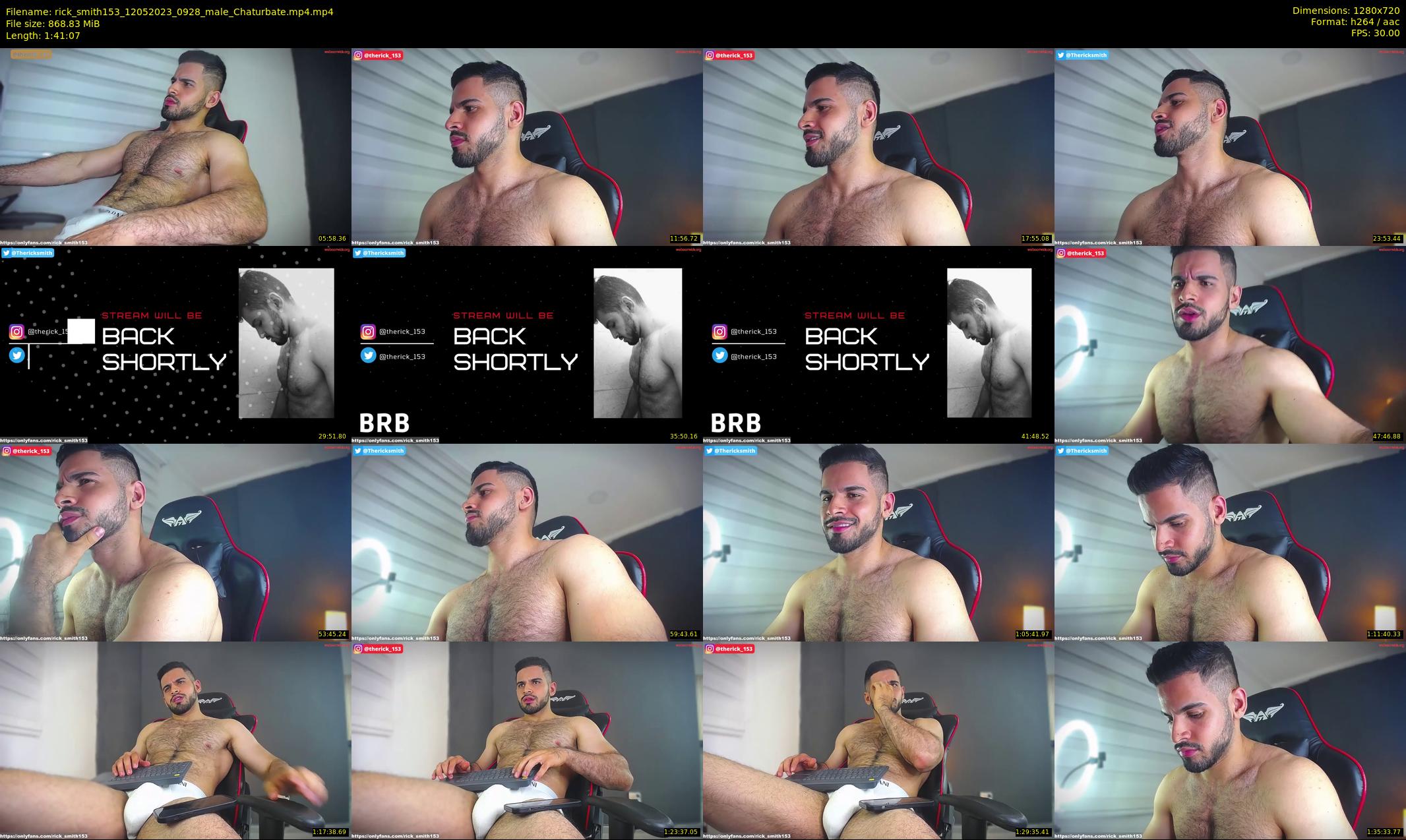 rick_smith153 — 102 minute Chaturbate male cam show recording, 720p, May 12, 2023