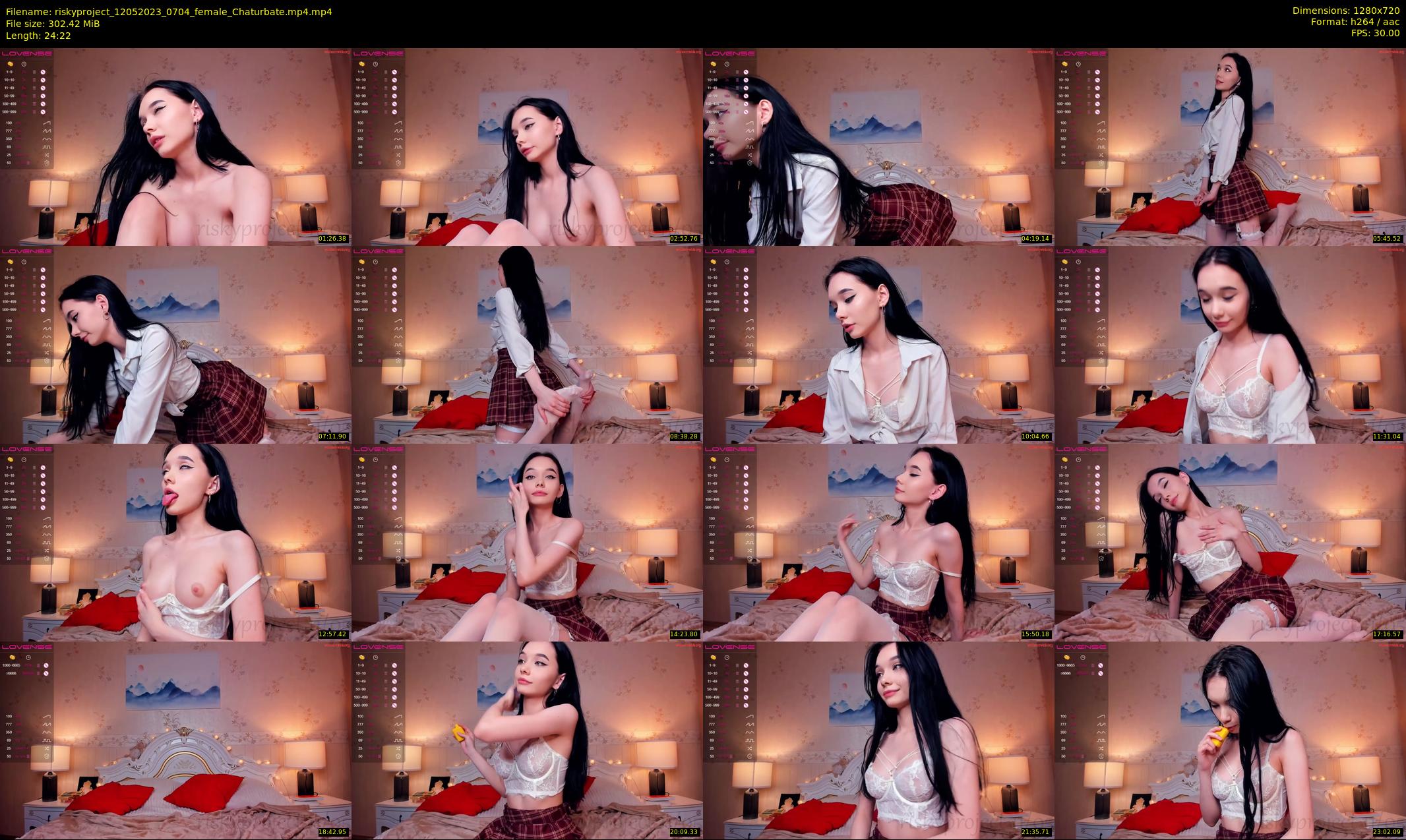 riskyproject — 25 minute Chaturbate couple cam show recording, 720p, May 12, 2023