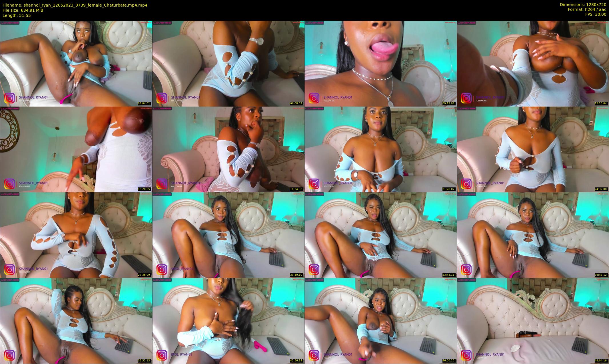 shannol_ryan — 52 minute Chaturbate female cam show recording, 720p, May 12, 2023