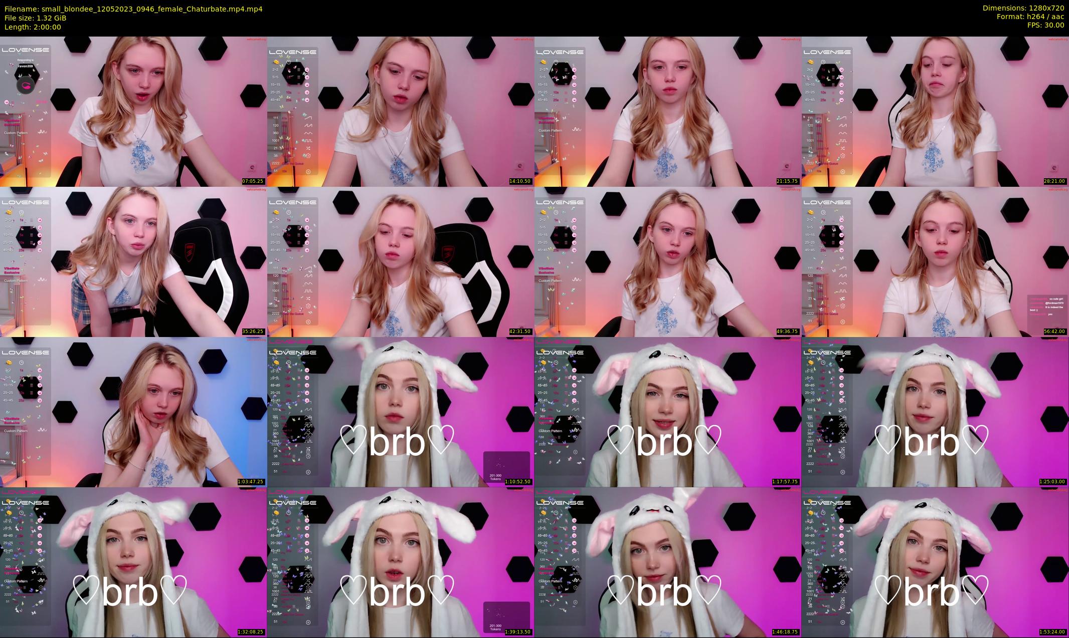 small_blondee — 120 minute Chaturbate female cam show recording, 720p, May 12, 2023