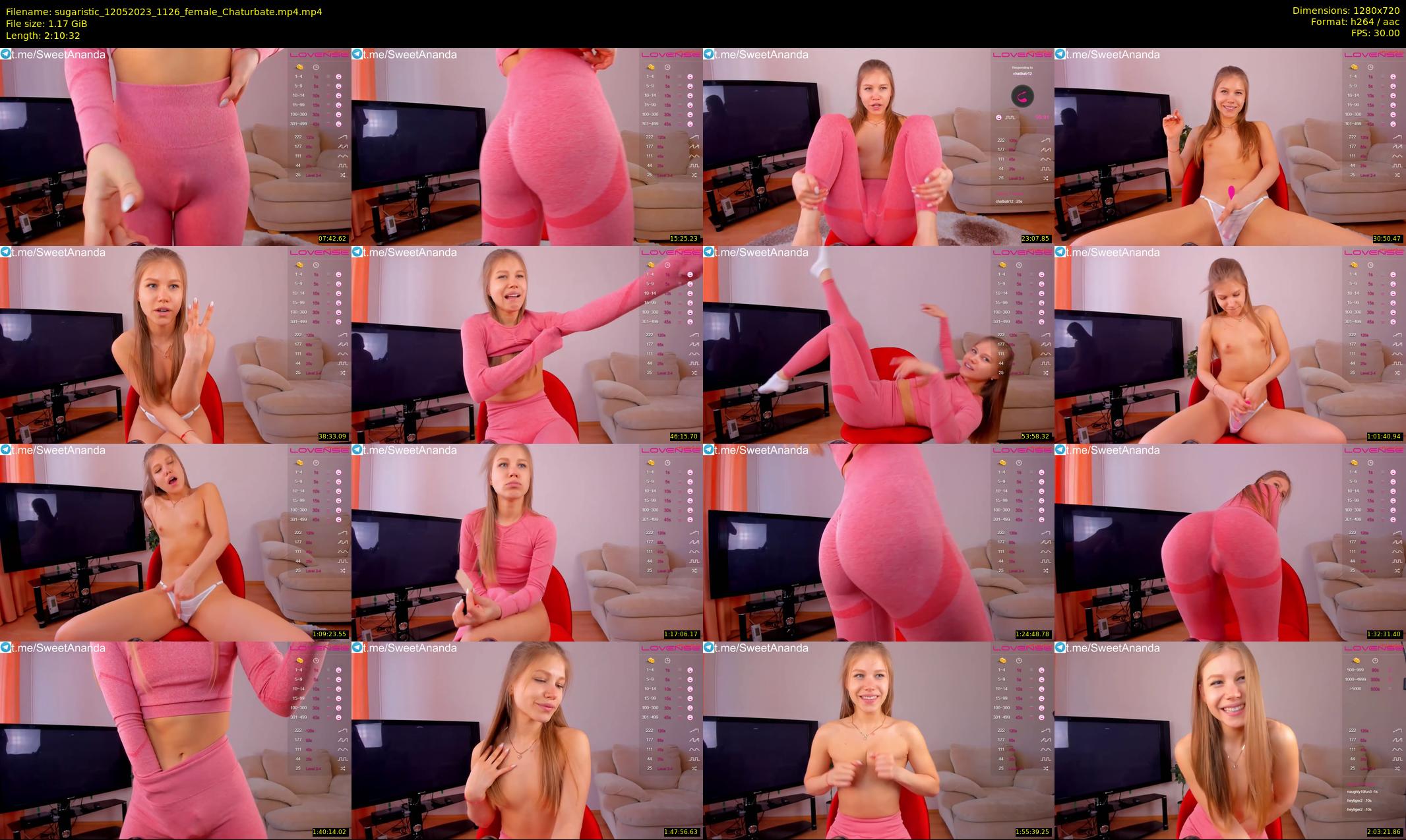sugaristic — 131 minute Chaturbate female cam show recording, 720p, May 12, 2023