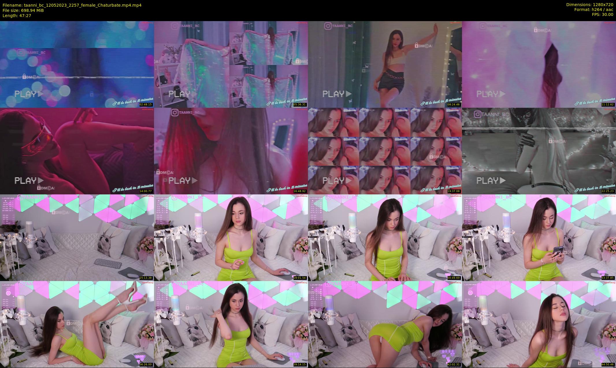 taanni_bc — 48 minute Chaturbate female cam show recording, 720p, May 12, 2023