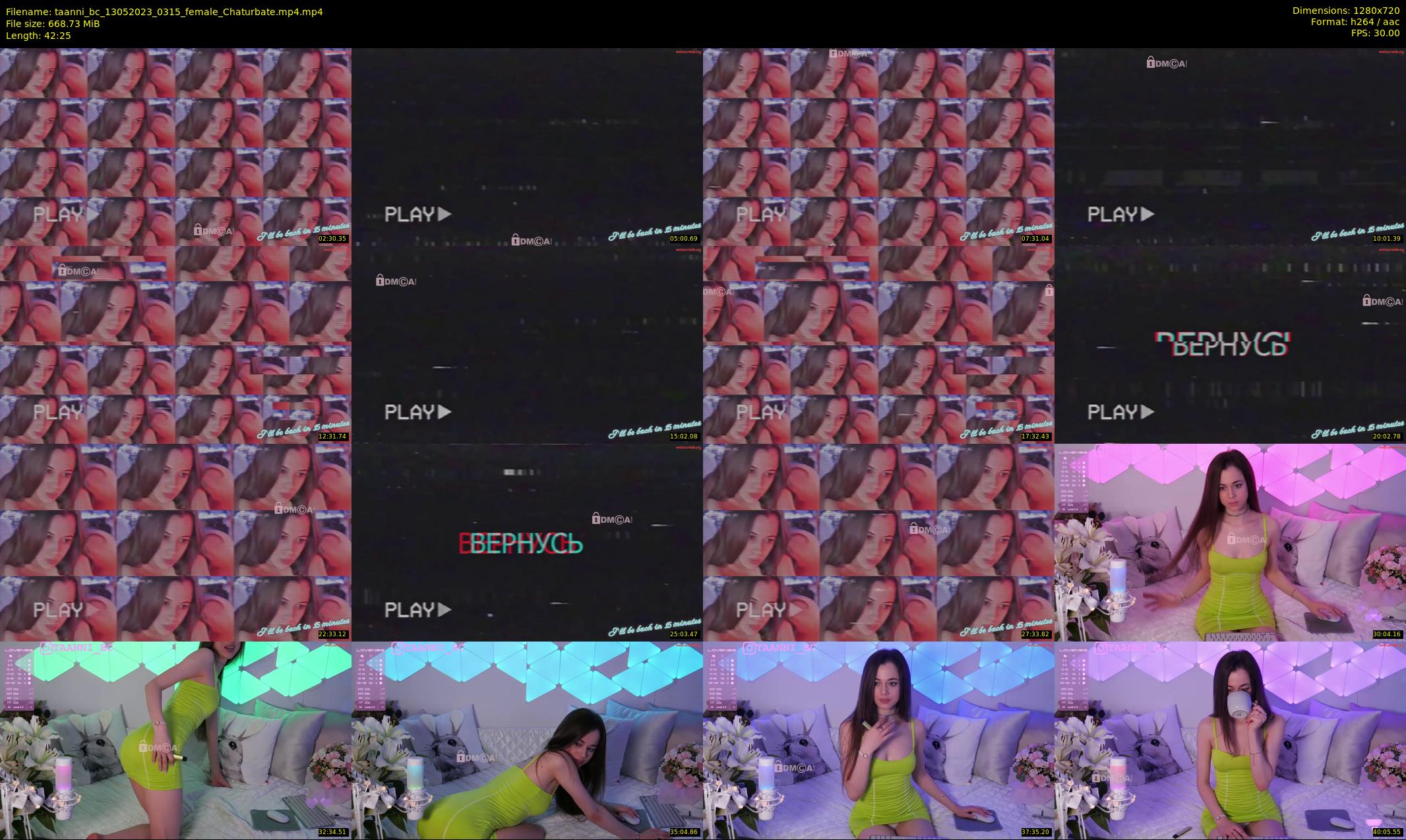 taanni_bc — 43 minute Chaturbate female cam show recording, 720p, May 13, 2023