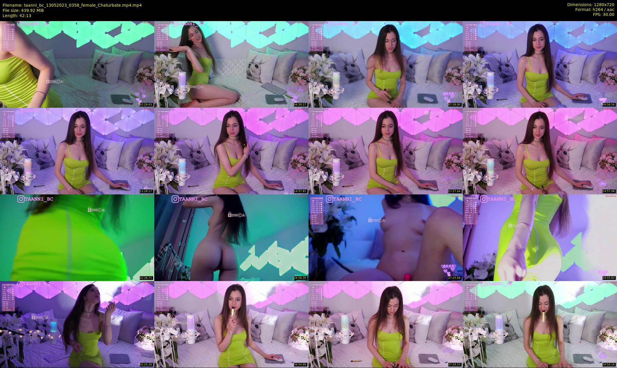 taanni_bc — 43 minute Chaturbate female cam show recording, 720p, May 13, 2023