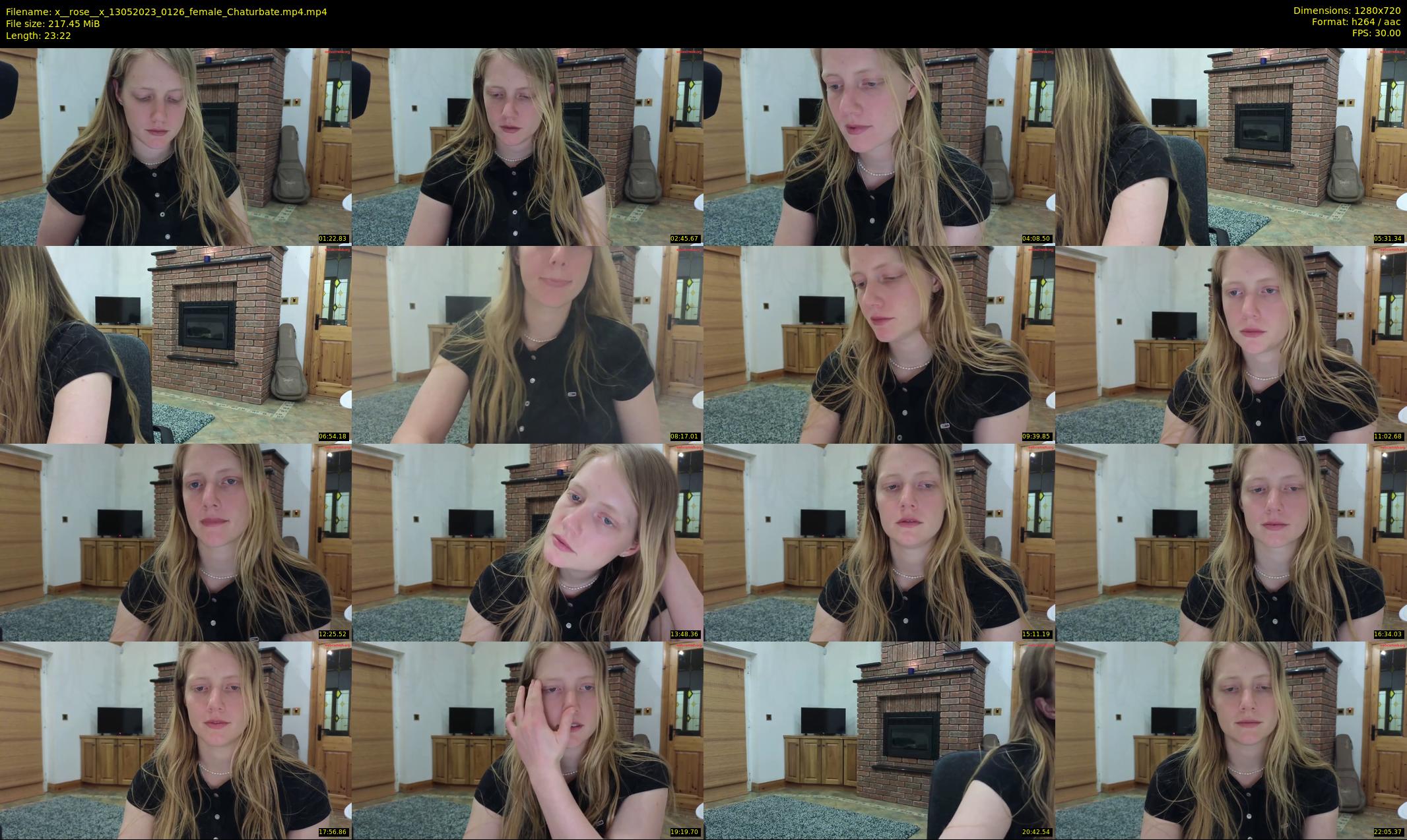 x__rose__x — 24 minute Chaturbate female cam show recording, 720p, May 13, 2023