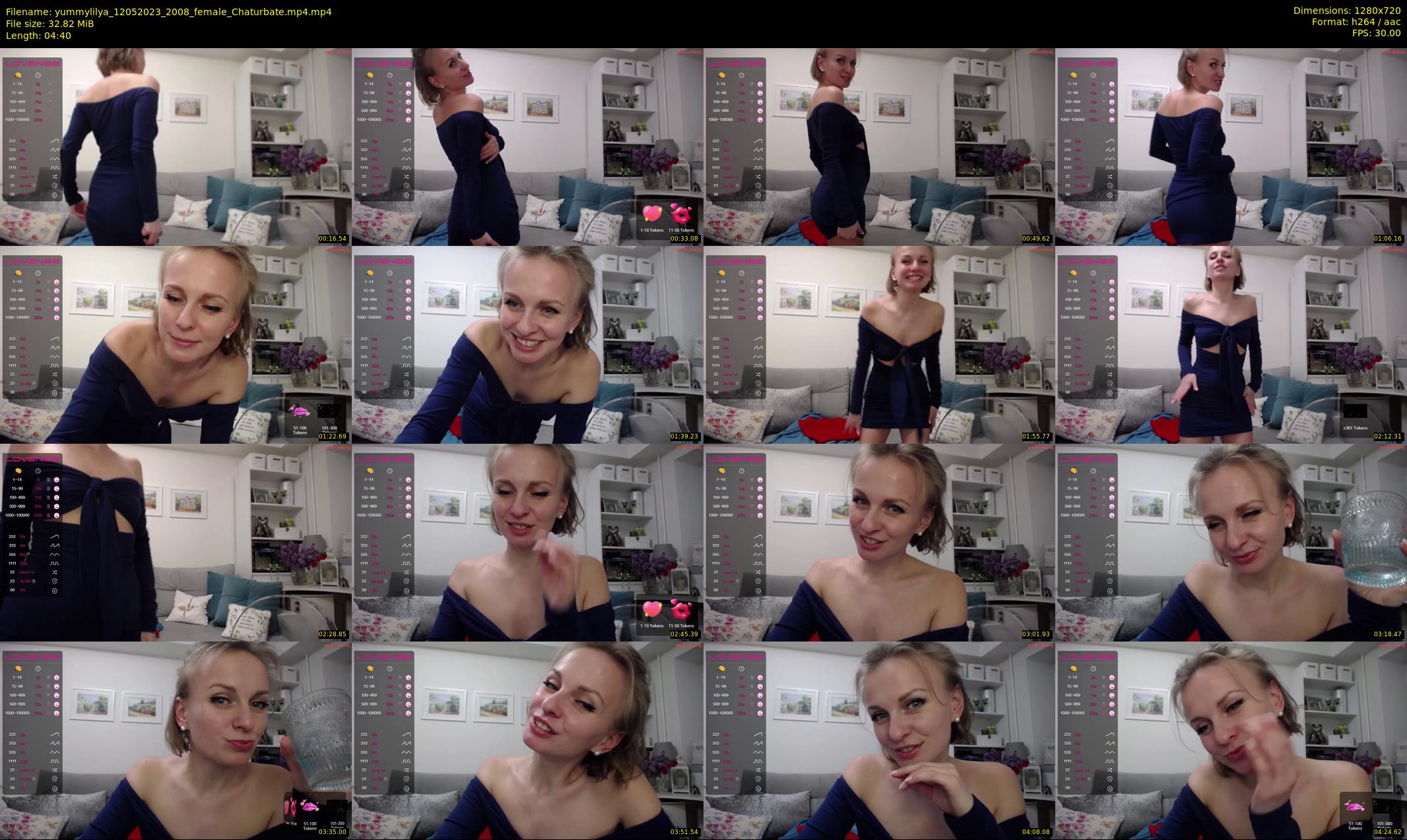 yummylilya — 5 minute Chaturbate female cam show recording, 720p, May 12, 2023