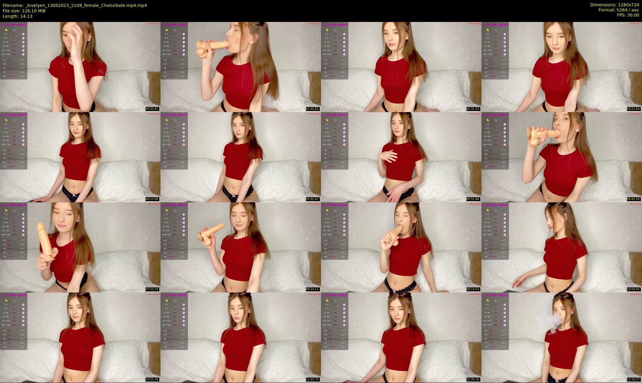_lovelyen — 15 minute Chaturbate female cam show recording, 720p, May 13, 2023