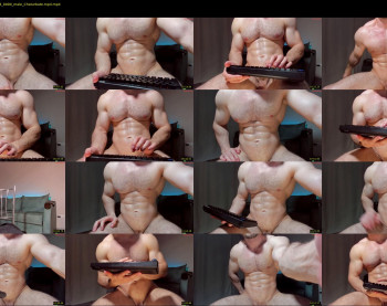 adam_muscle_ — 20 minute Chaturbate male cam show recording, 720p, May 14, 2023