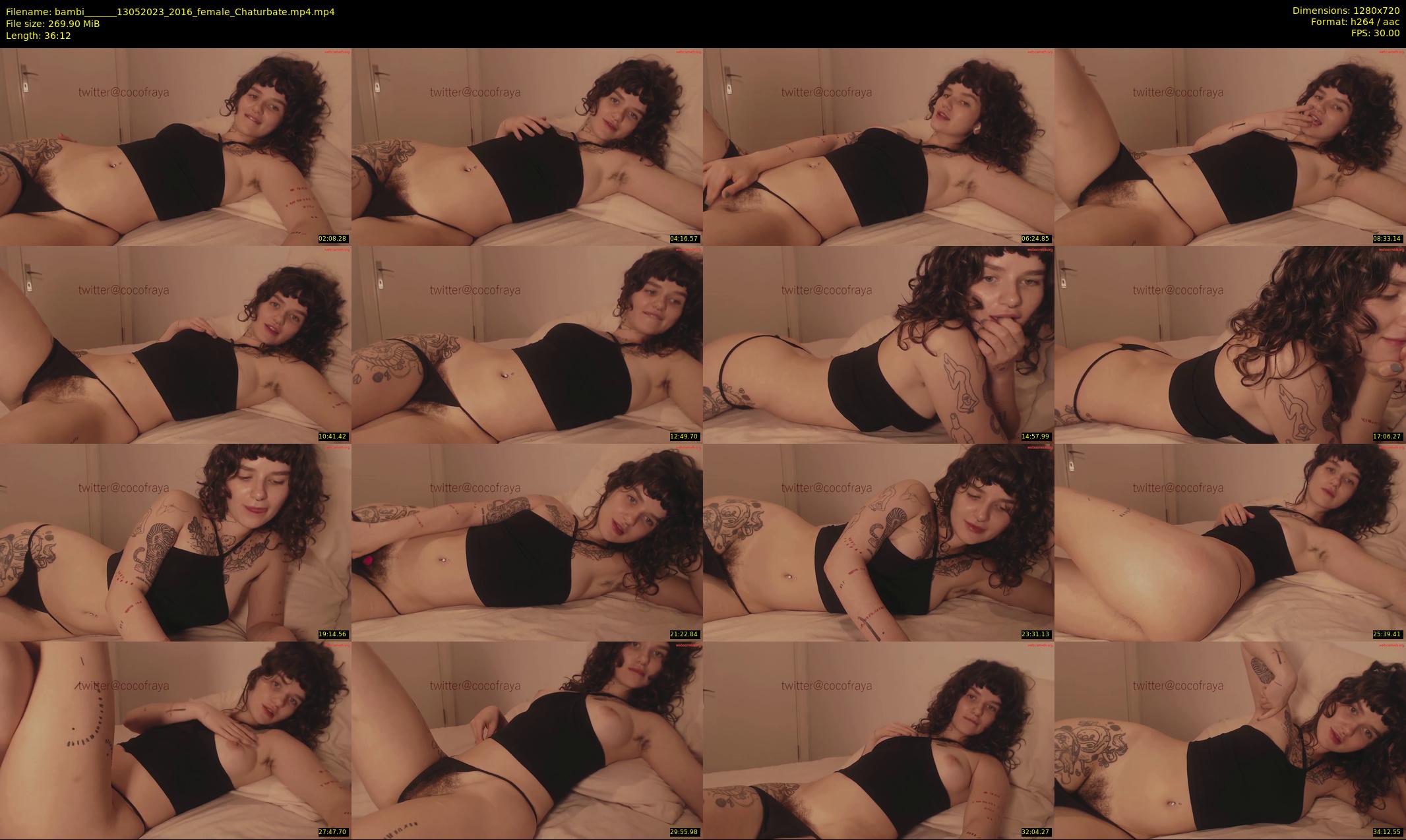 bambi______ — 37 minute Chaturbate female cam show recording, 720p, May 13, 2023