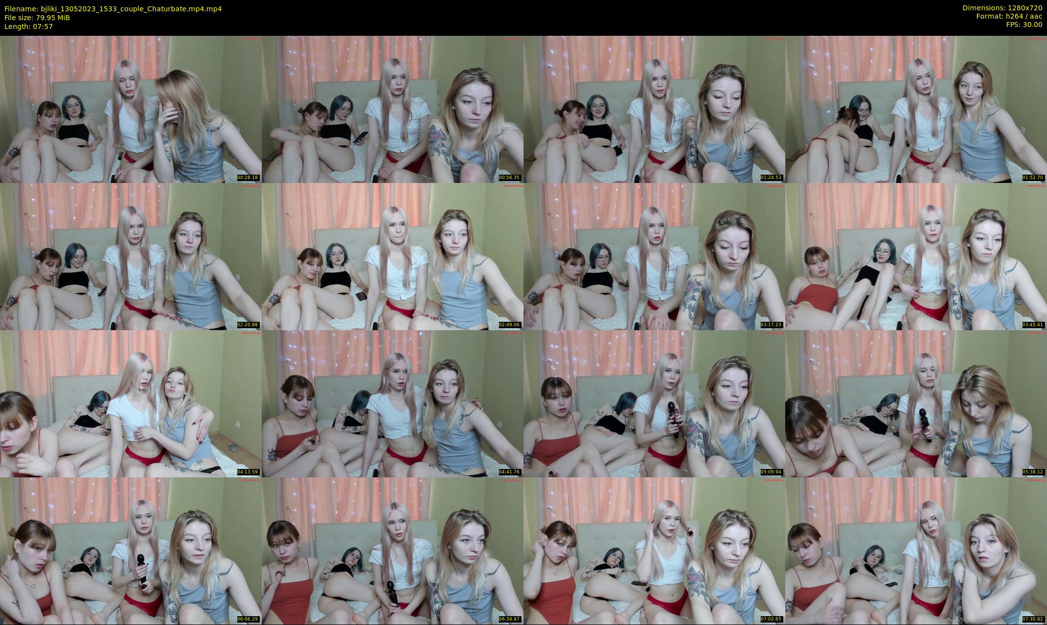 bjliki — 8 minute Chaturbate couple cam show recording, 720p, May 13, 2023