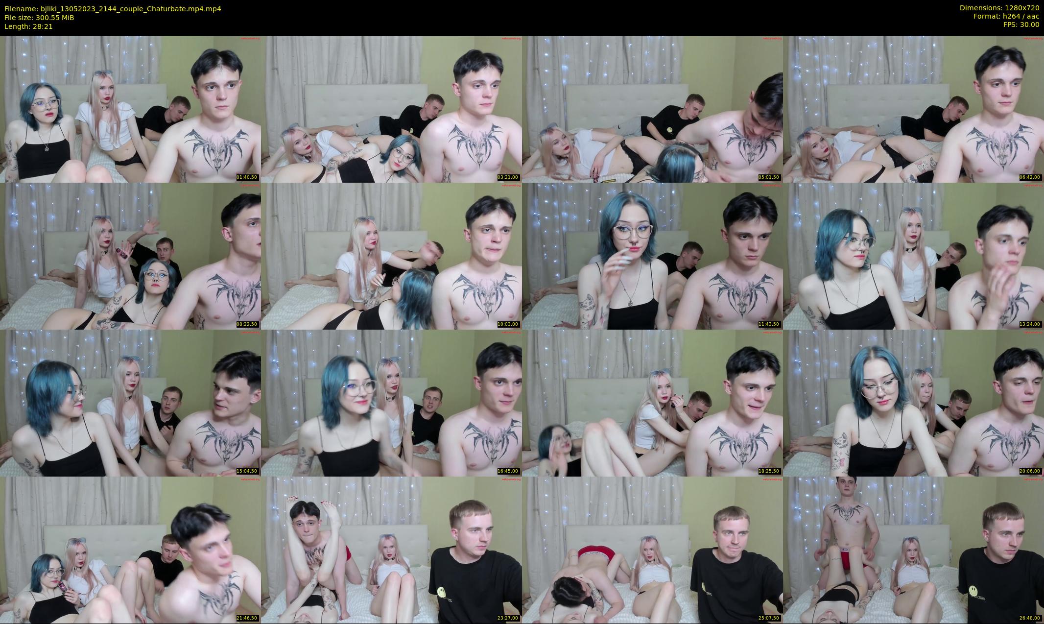 bjliki — 29 minute Chaturbate couple cam show recording, 720p, May 13, 2023