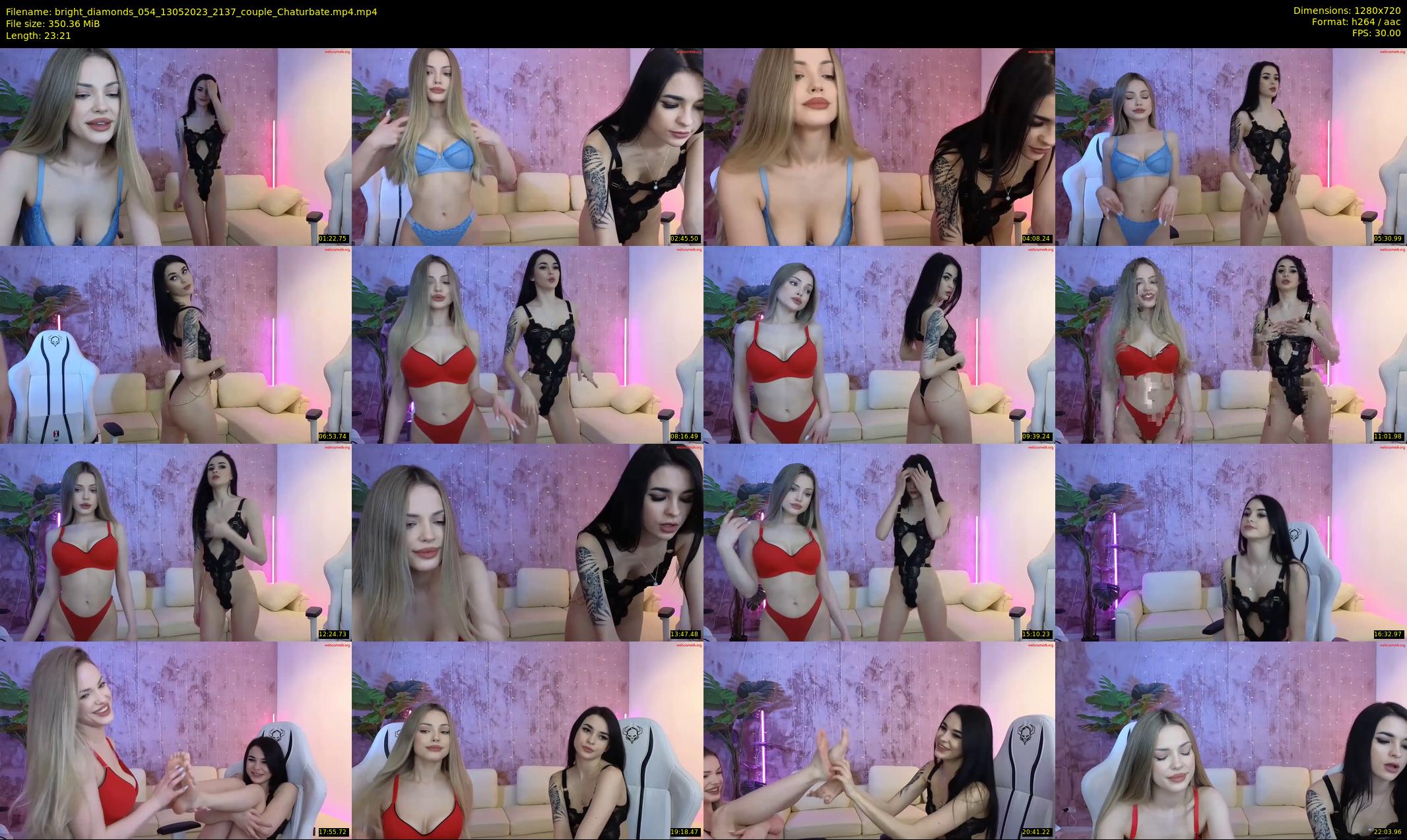 bright_diamonds_054 — 24 minute Chaturbate couple cam show recording, 720p, May 13, 2023