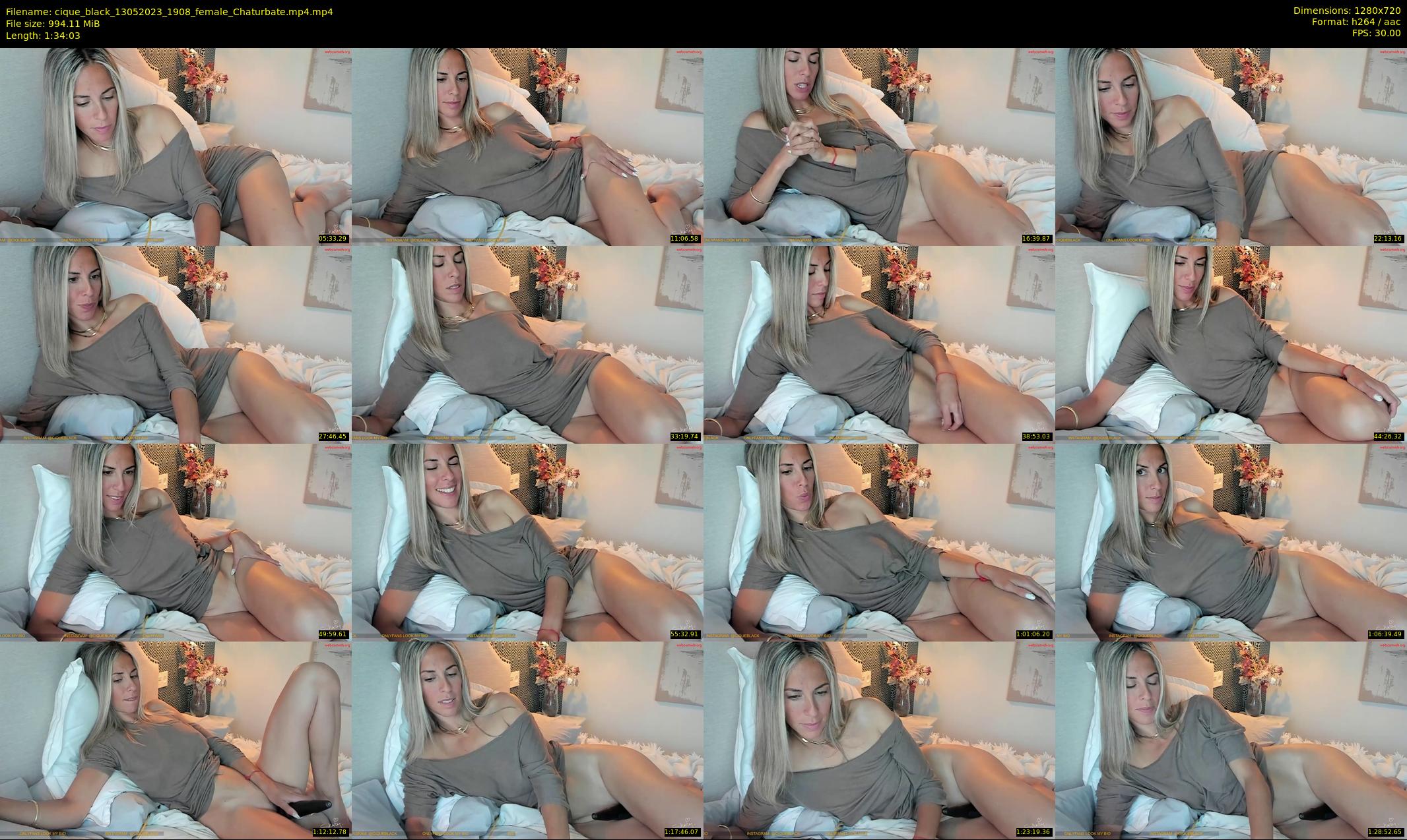 cique_black — 95 minute Chaturbate female cam show recording, 720p, May 13, 2023