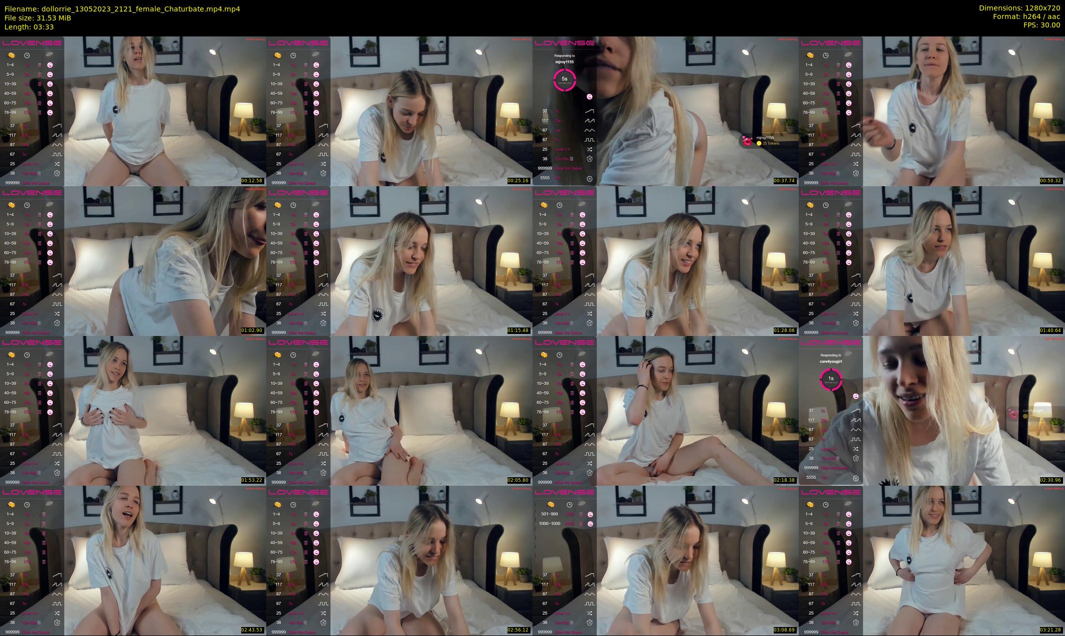 dollorrie — 4 minute Chaturbate couple cam show recording, 720p, May 13, 2023