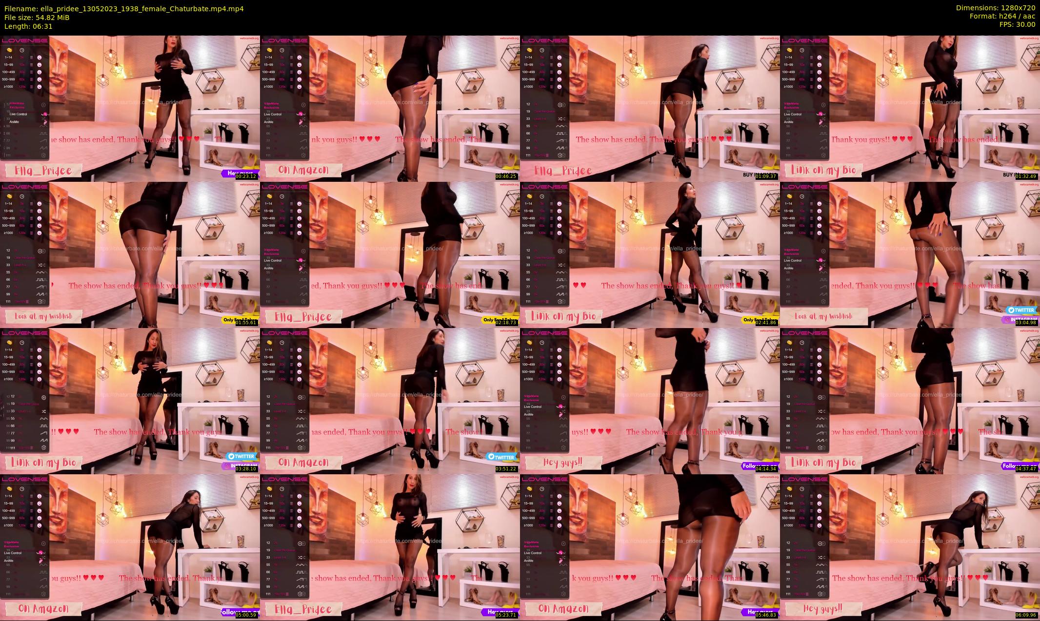 ella_pridee — 7 minute Chaturbate female cam show recording, 720p, May 13, 2023