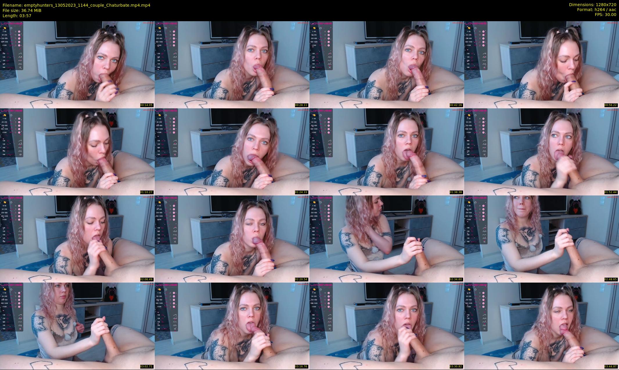emptyhunters — 4 minute Chaturbate couple cam show recording, 720p, May 13, 2023