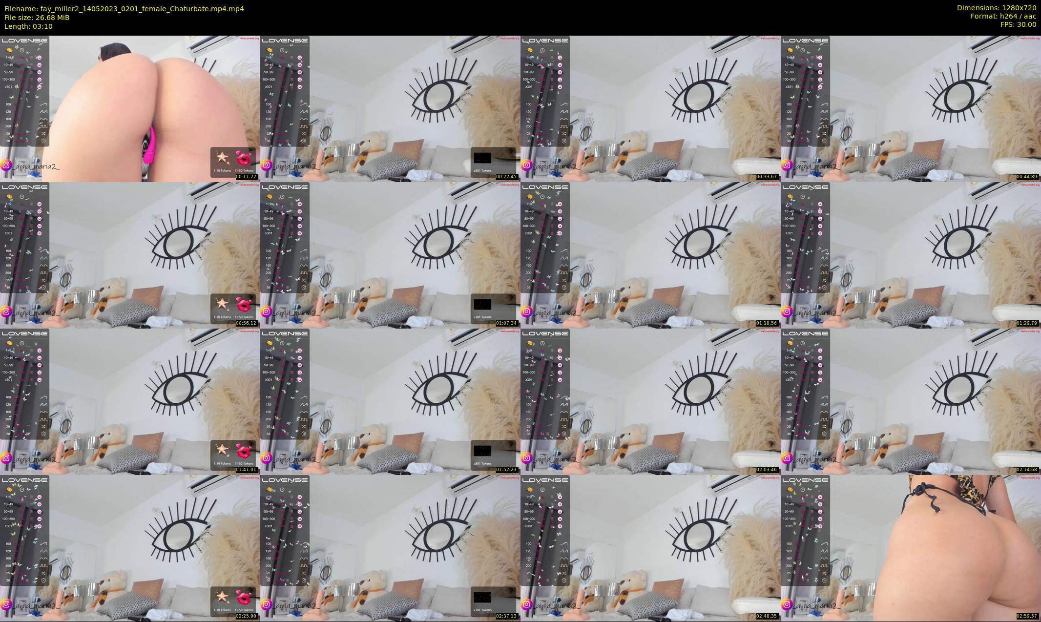 fay_miller2 — 4 minute Chaturbate female cam show recording, 720p, May 14, 2023